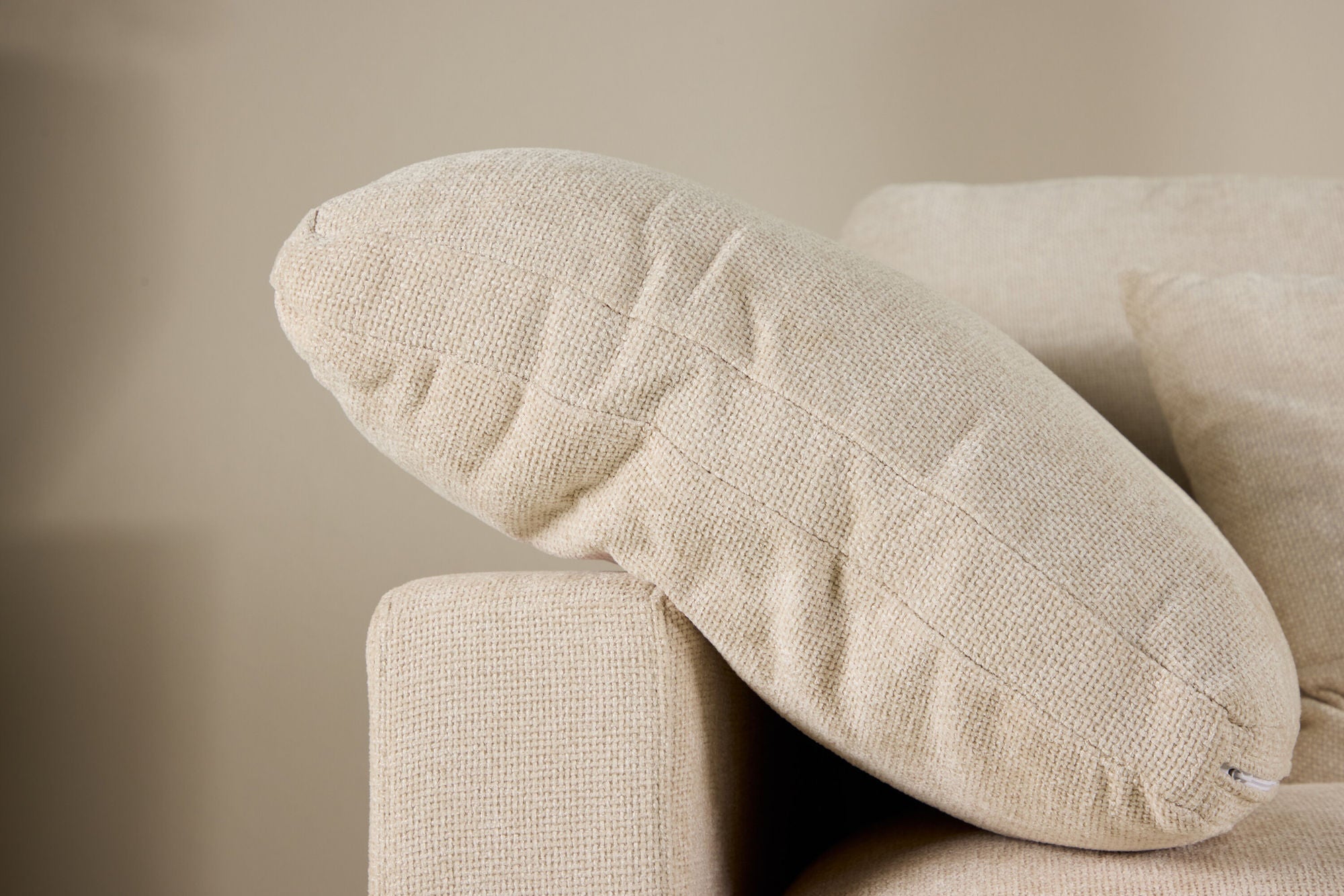 Vind Amalfi hjørne Sofa - Beige Fabric /
