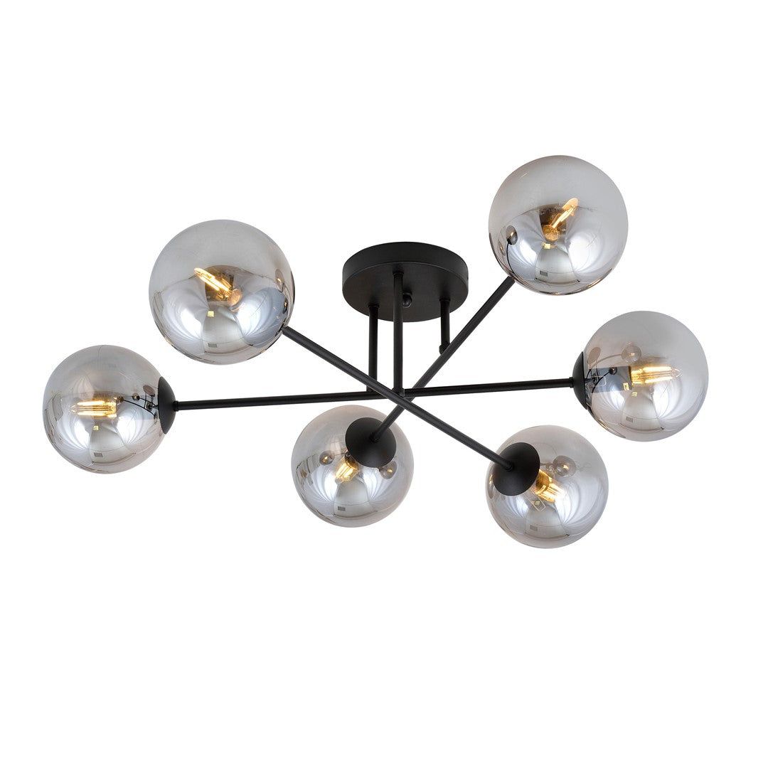 ROMA 6 BL grafit Loftlampe