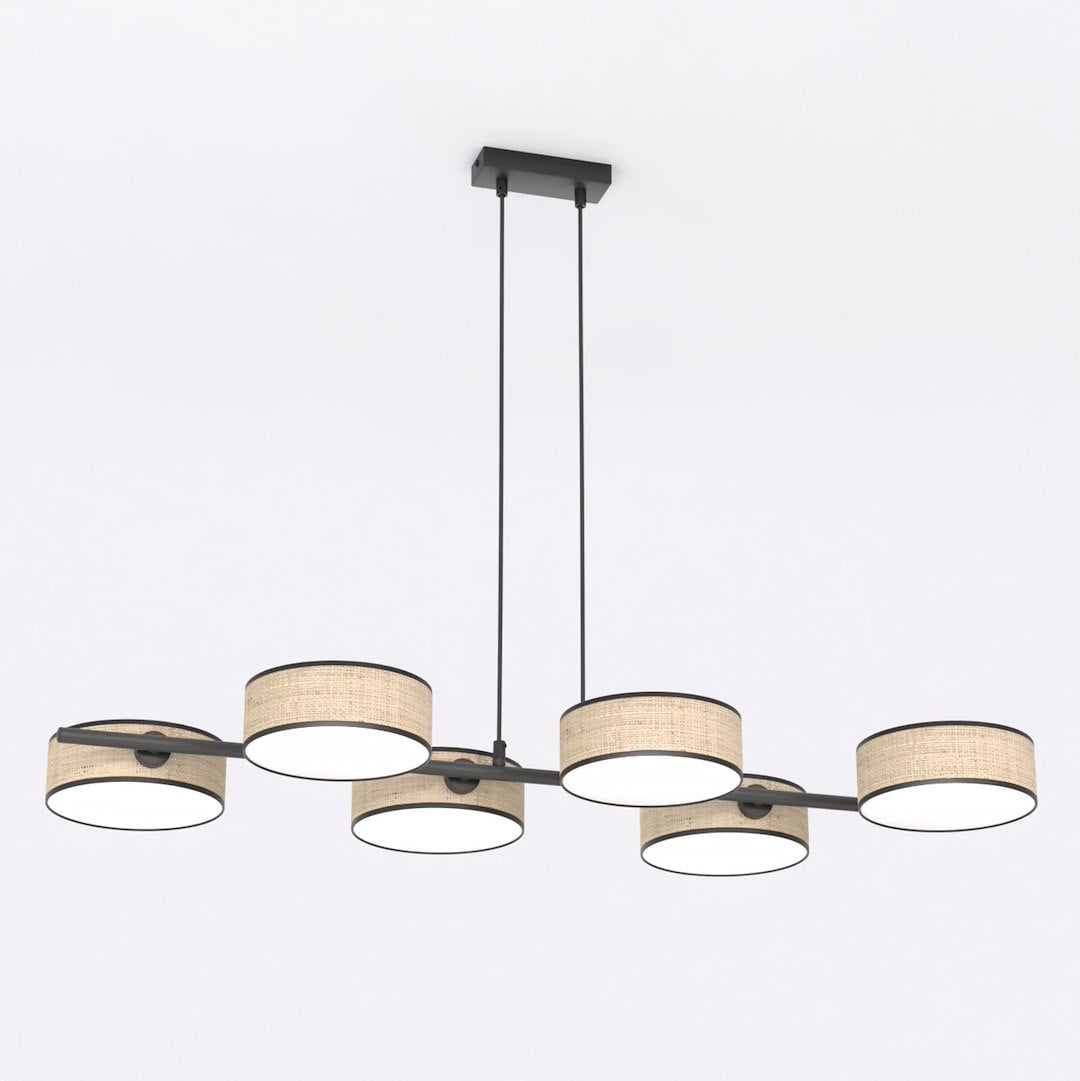 DRUMZ 6 RATTAN Loftlampe