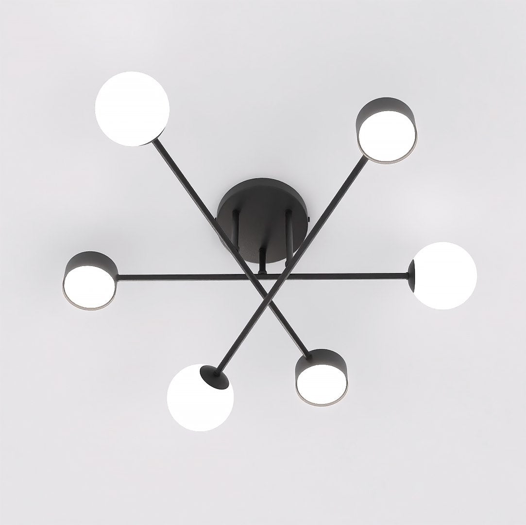 HOLON 6 SORT Loftlampe