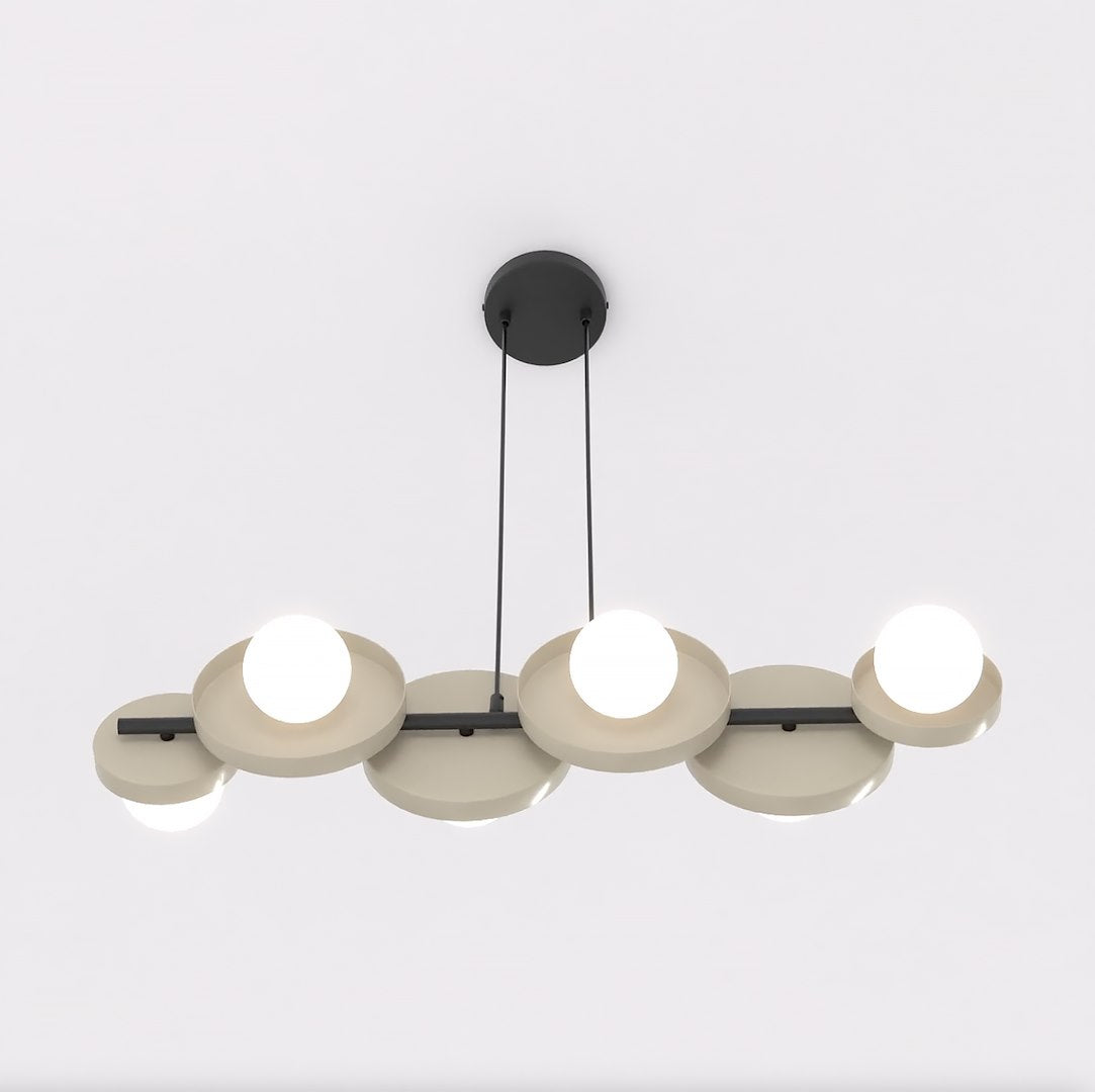MODEL 6 BLÅ MOKKA Loftlampe