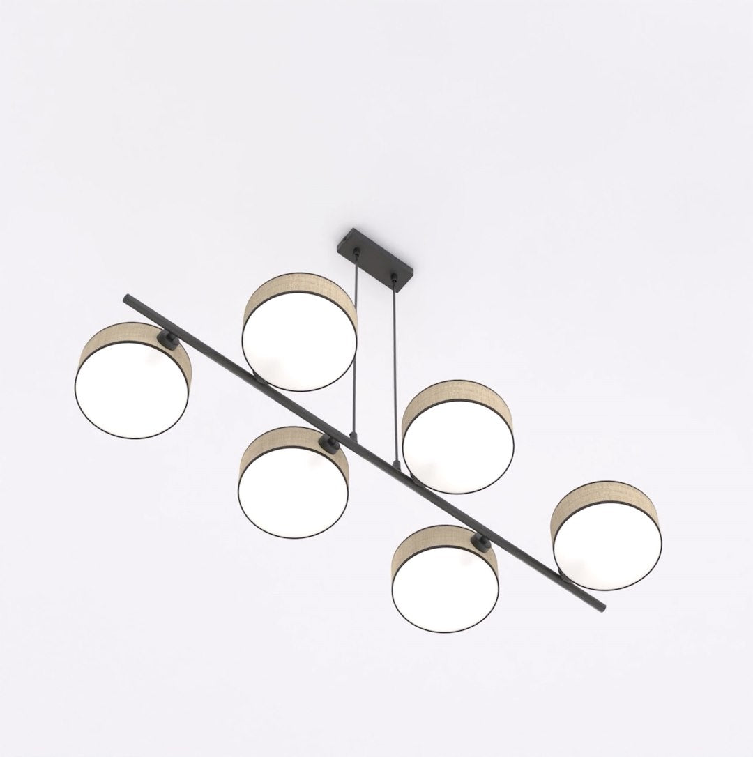 DRUMZ 6 RATTAN Loftlampe