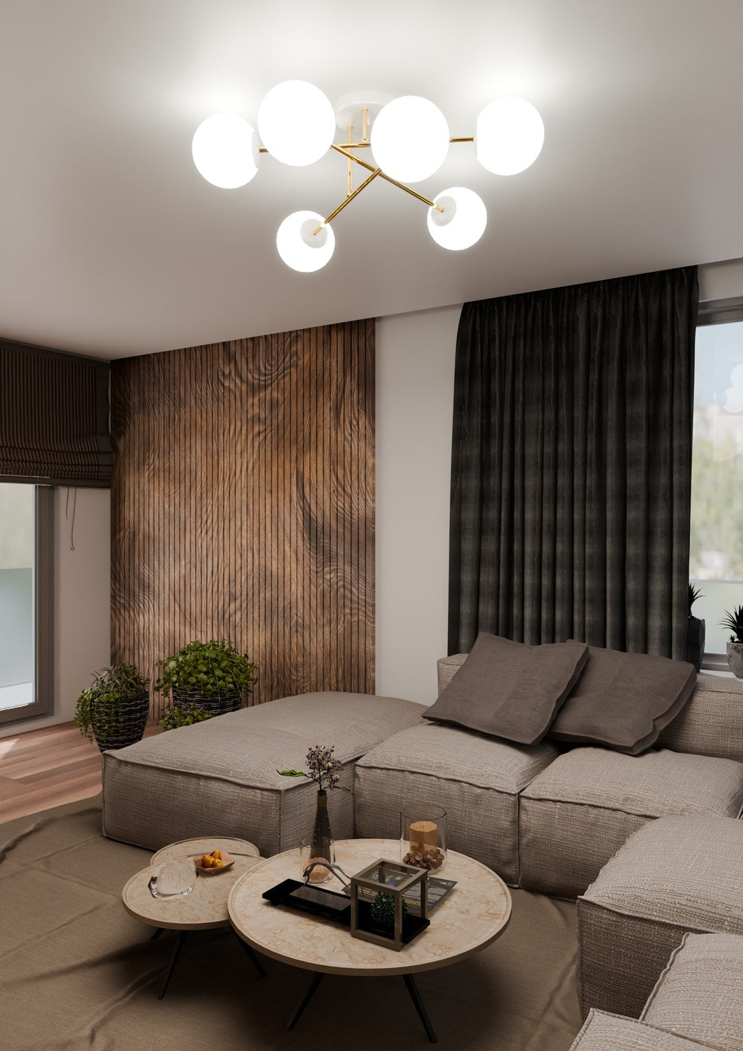 MAGNUM 6 HVID OPAL Loftlampe