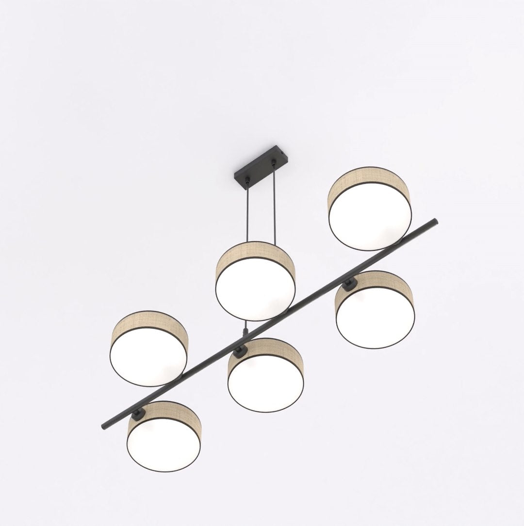 DRUMZ 6 RATTAN Loftlampe