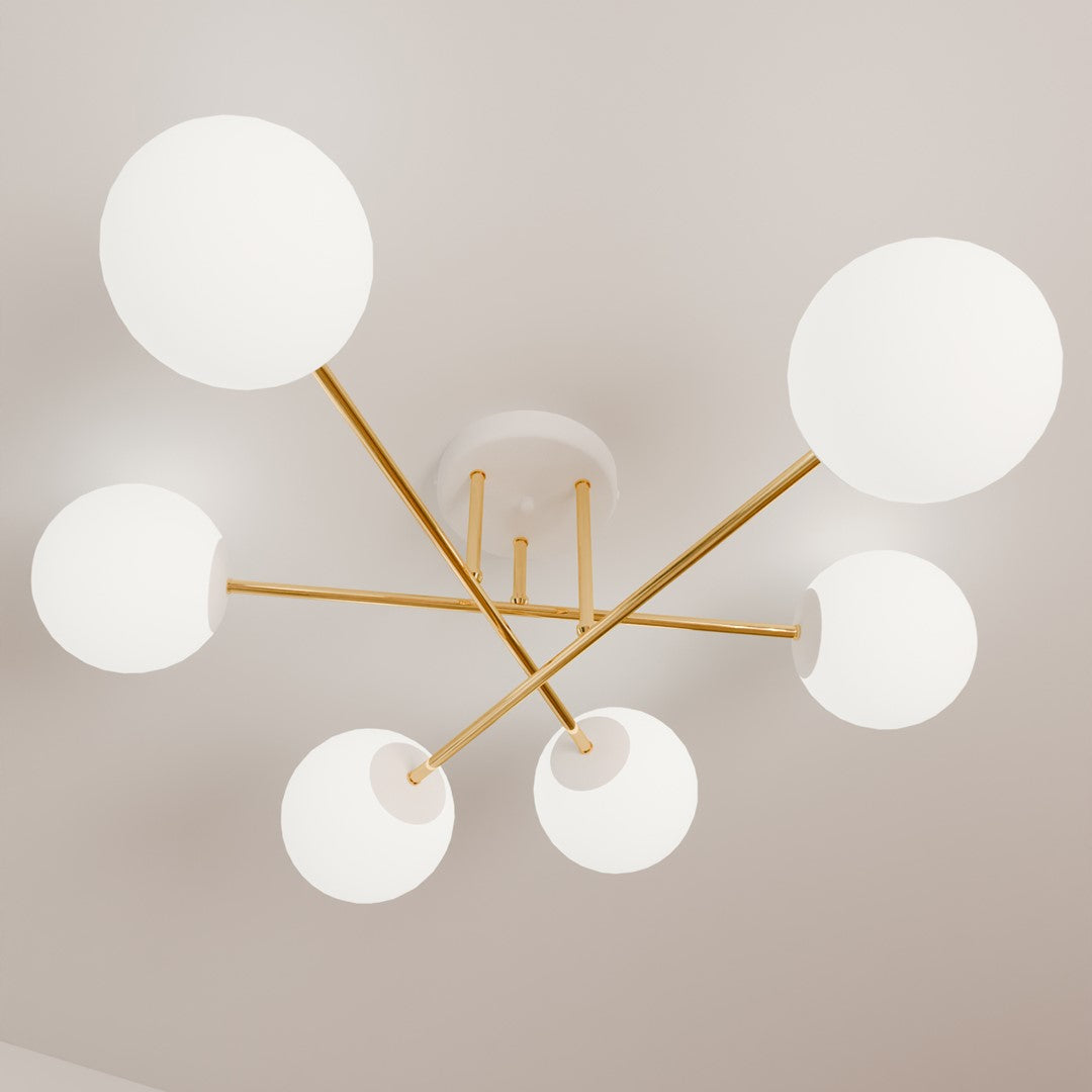 MAGNUM 6 HVID OPAL Loftlampe