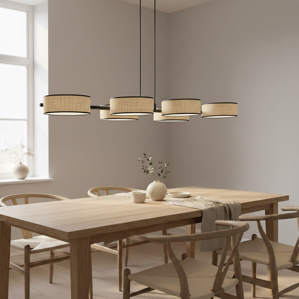 DRUMZ 6 RATTAN Loftlampe