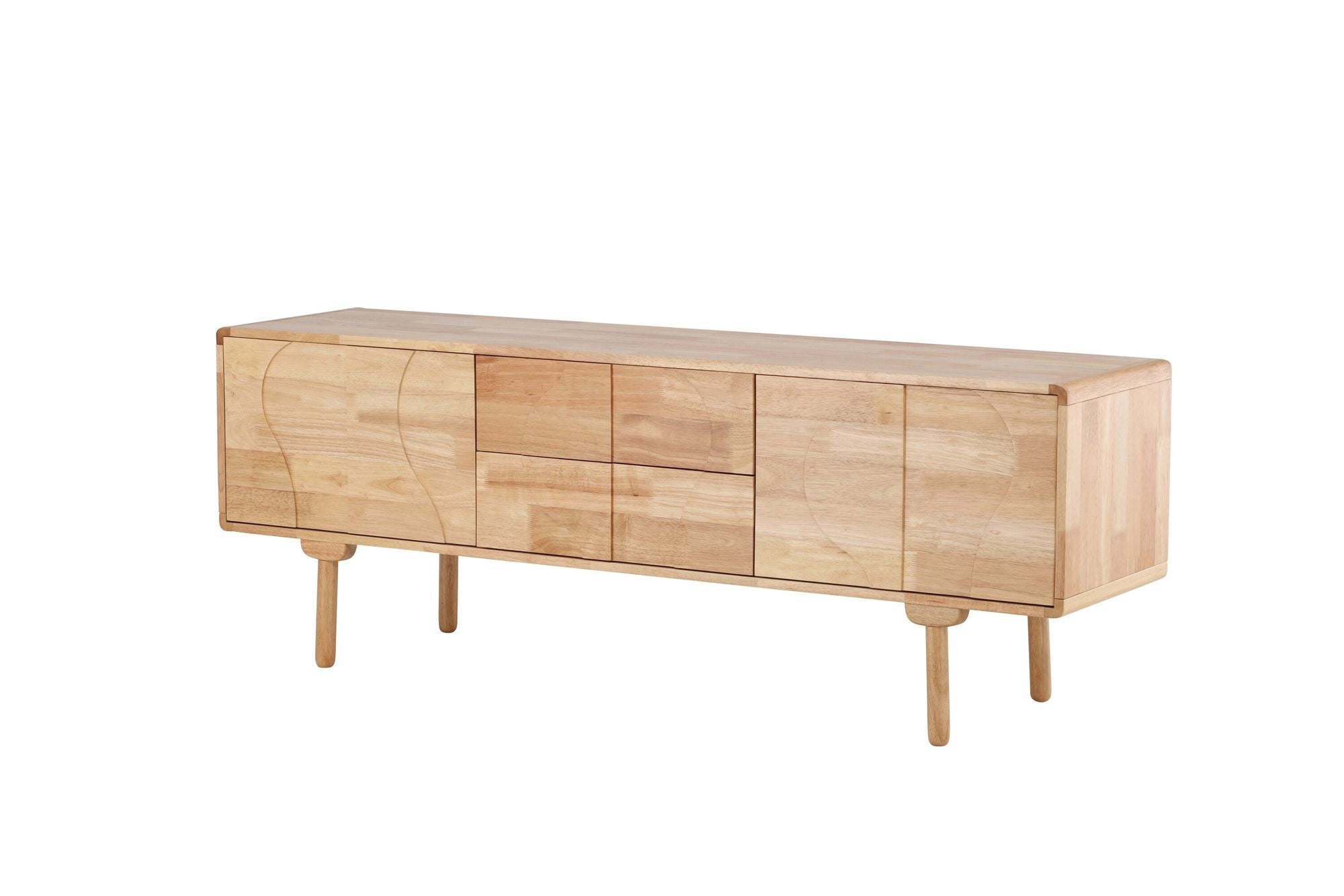 Vind Skärhamn Skænk 180x45x65 cm - Nature Rubberwood
