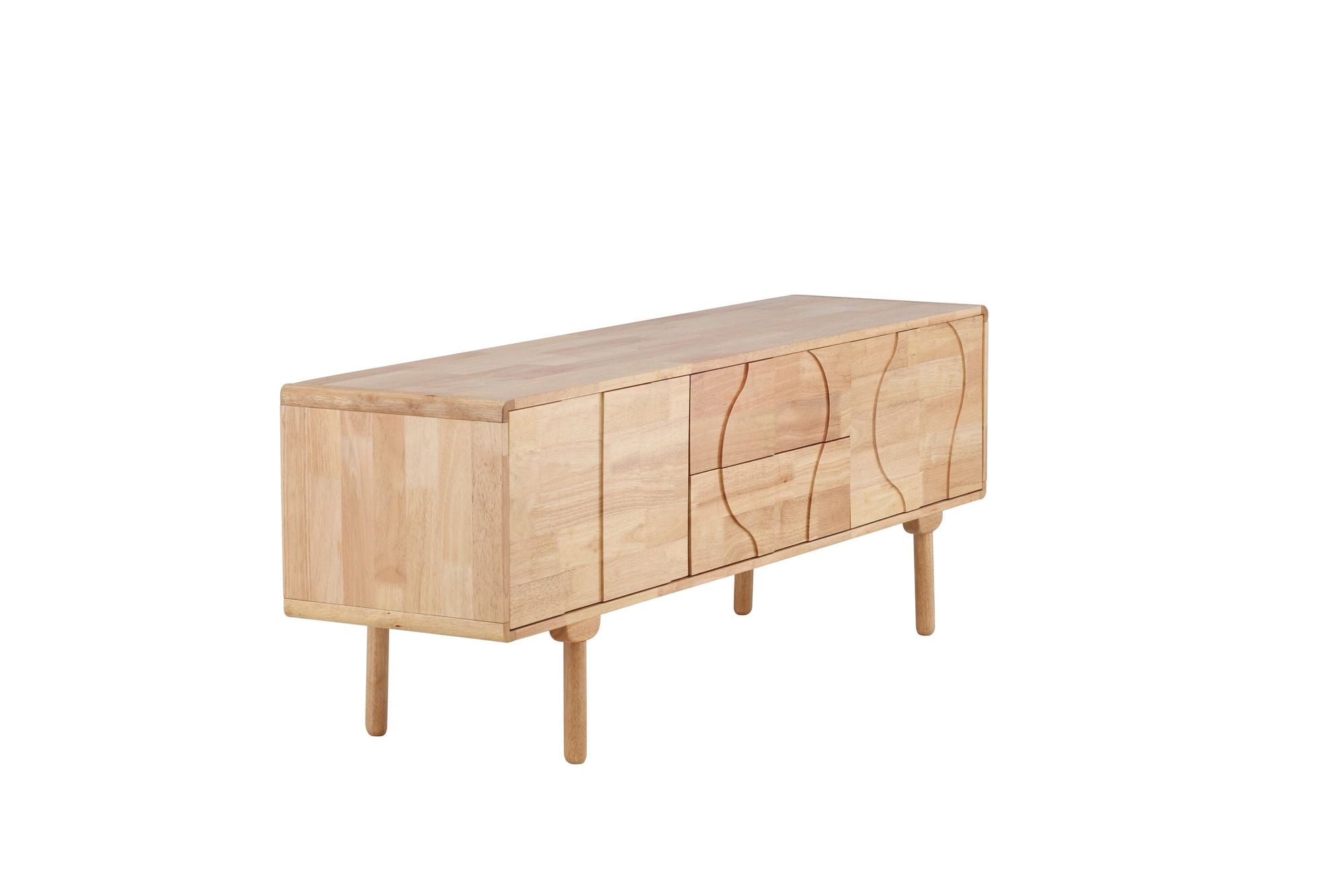 Vind Skärhamn Skænk 180x45x65 cm - Nature Rubberwood
