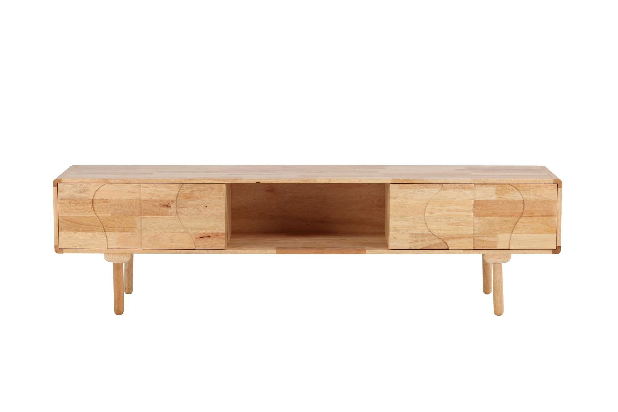 Vind Skärhamn TV-Skænk 200x45x55 cm - Nature Rubberwood
