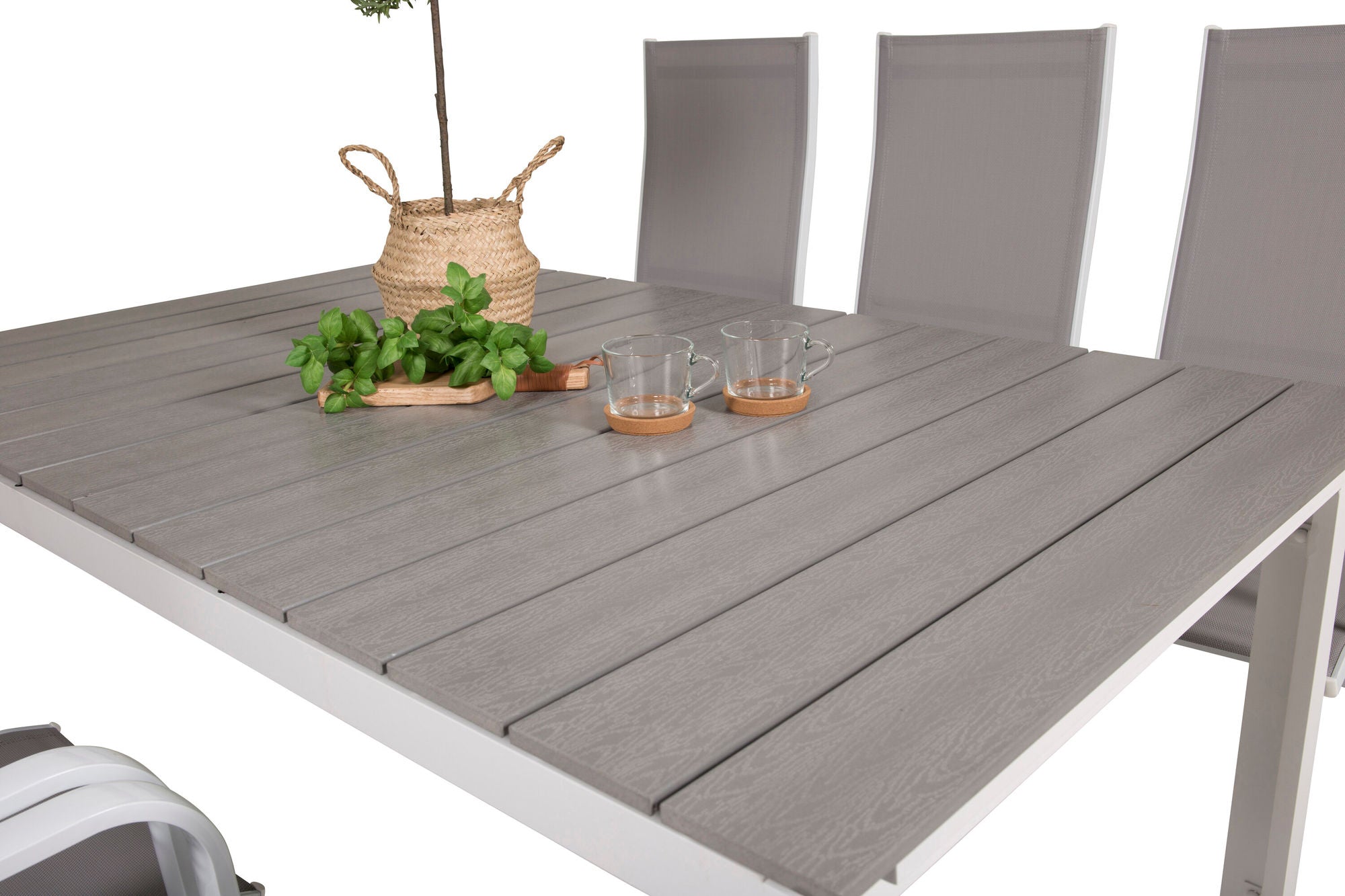 Venture Home Levels bord 160/240 - White/Grey - Copacabana Recliner stol - White/Grey 6
