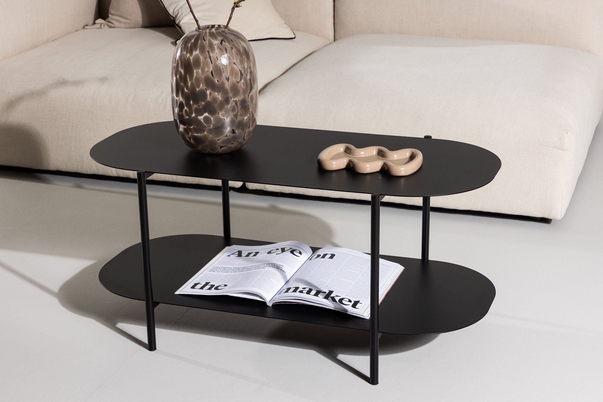 Venture Home Recife Sofa bord - Black / Black