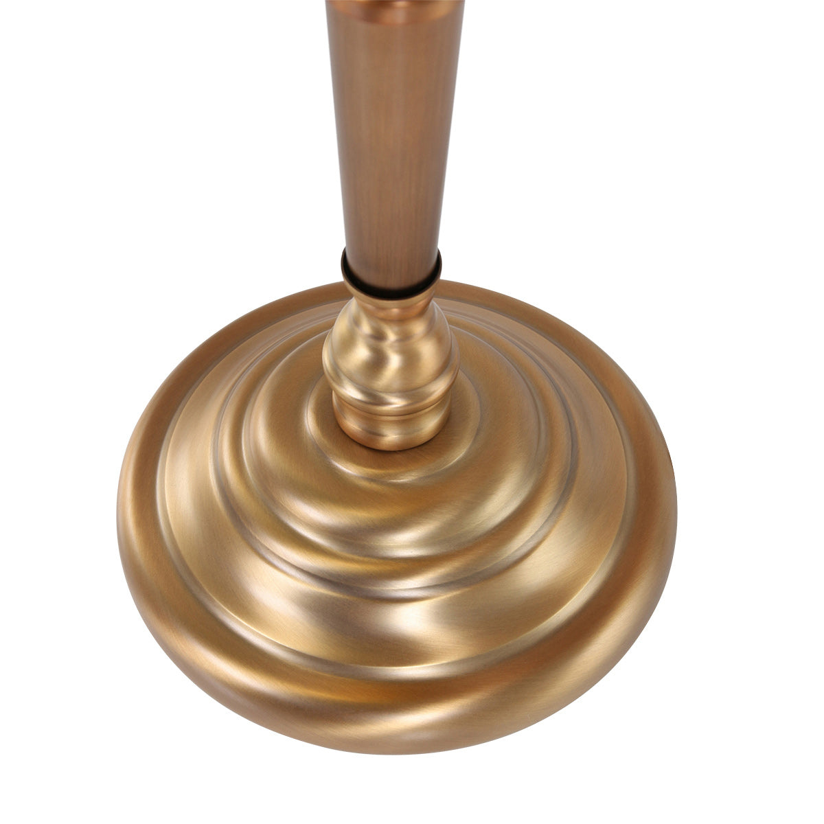Bordlampe Ancilla 6185BR bronzefarvet notarlampe med trækafbryder