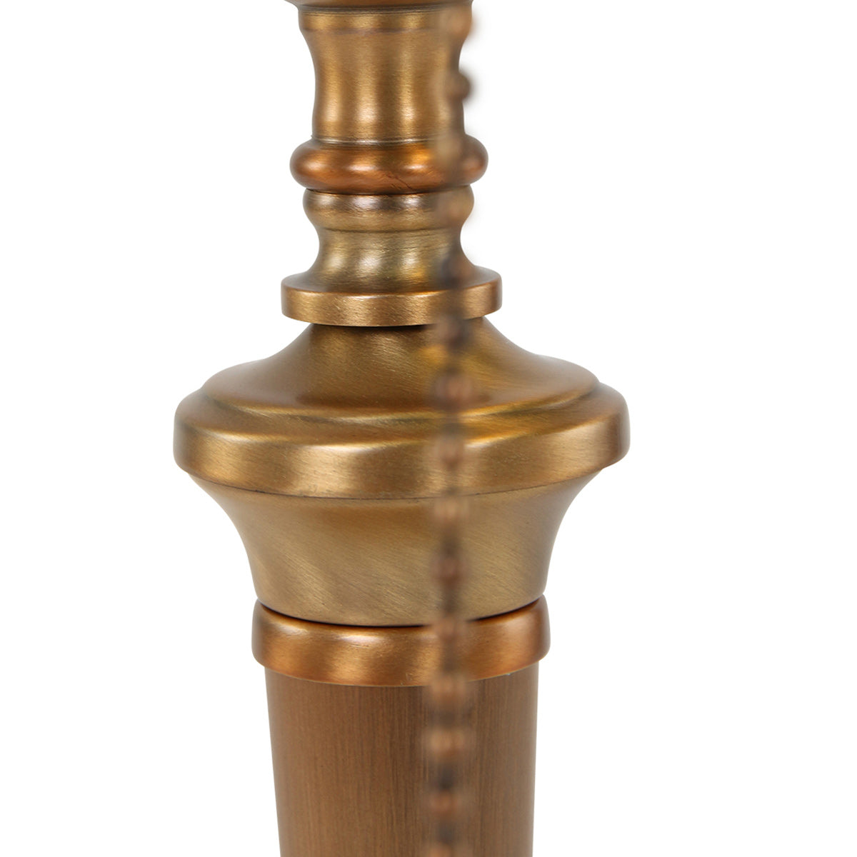 Bordlampe Ancilla 6185BR bronzefarvet notarlampe med trækafbryder