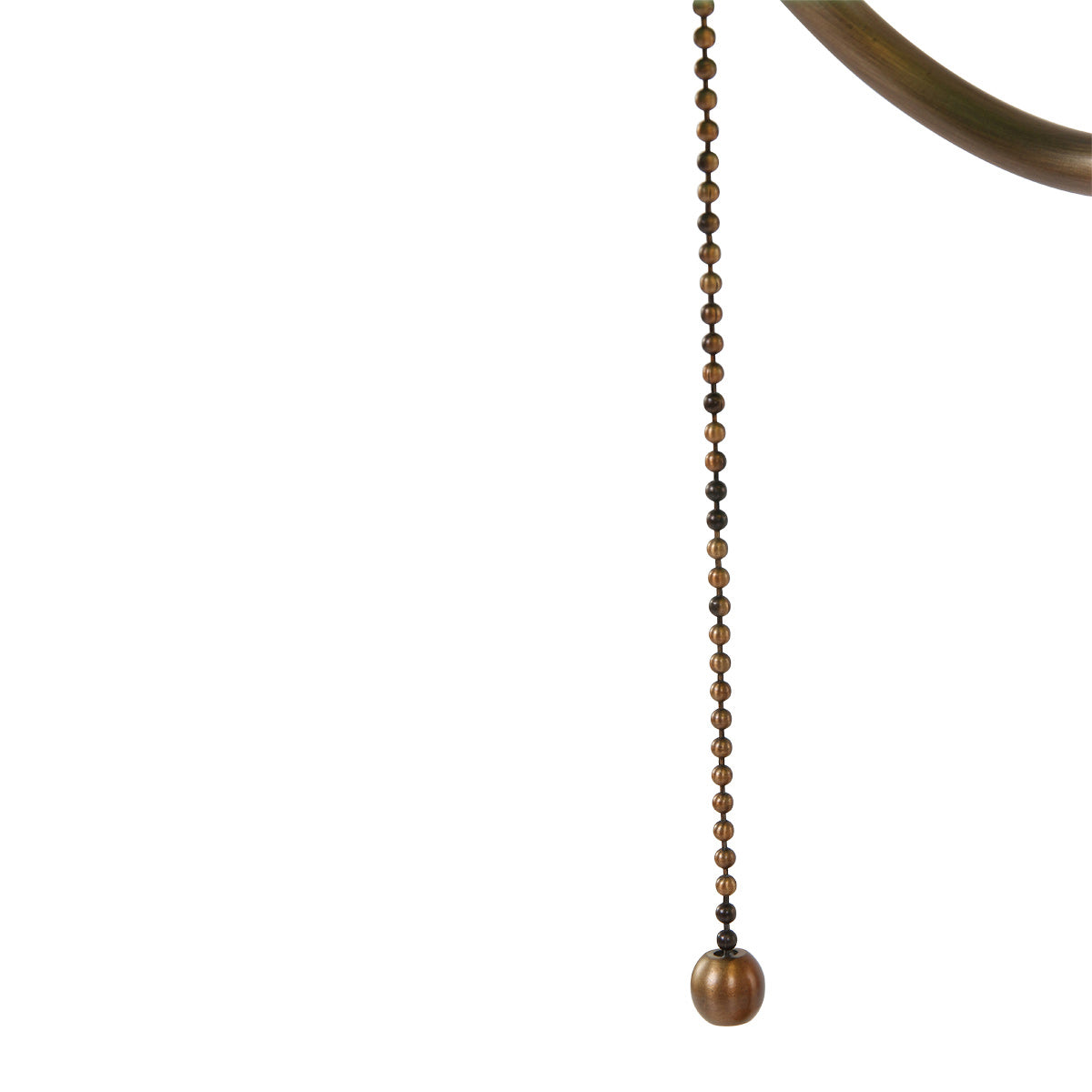 Bordlampe Ancilla 6185BR bronzefarvet notarlampe med trækafbryder