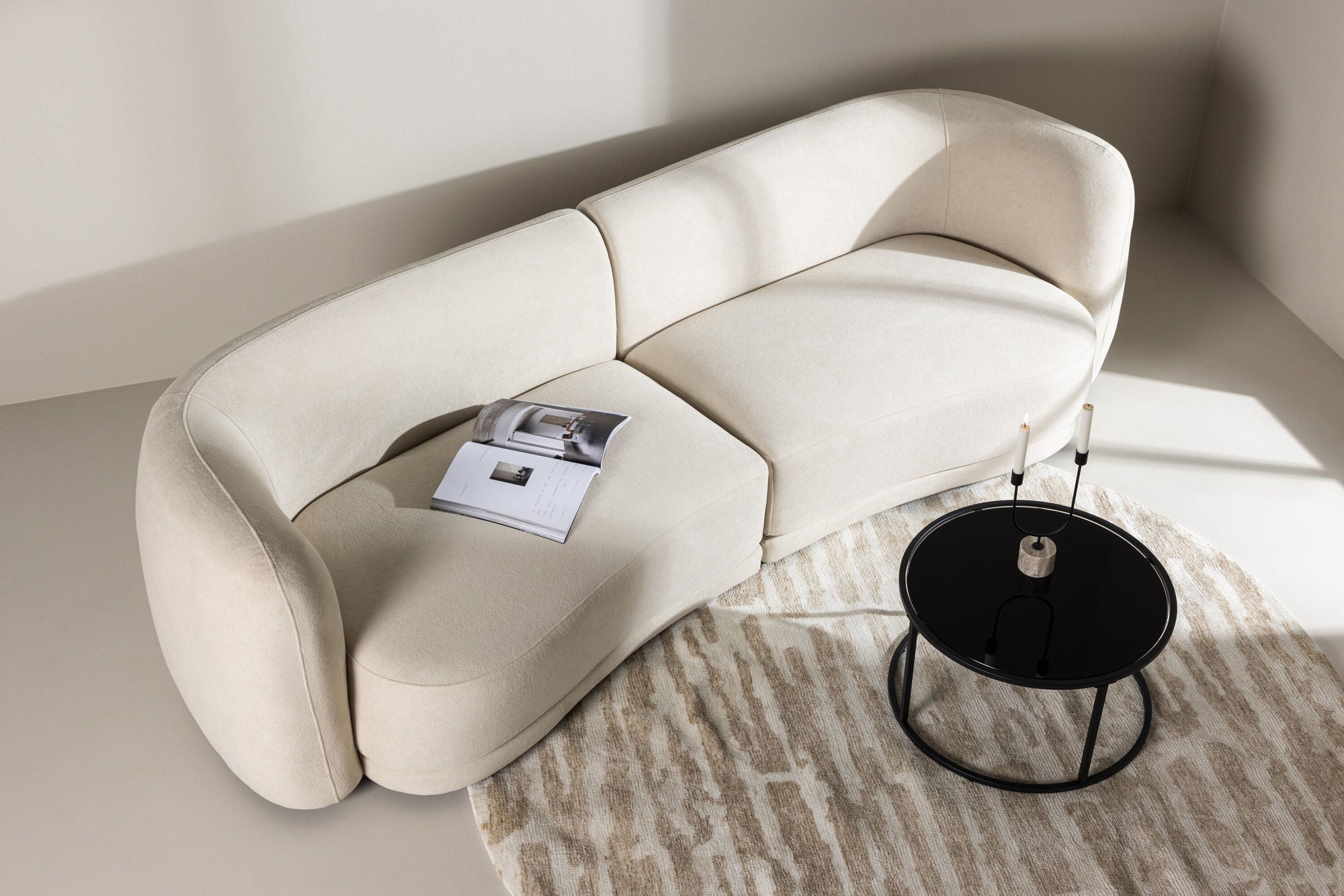 Venture Home Cielo 3-seat Sofa - White  /