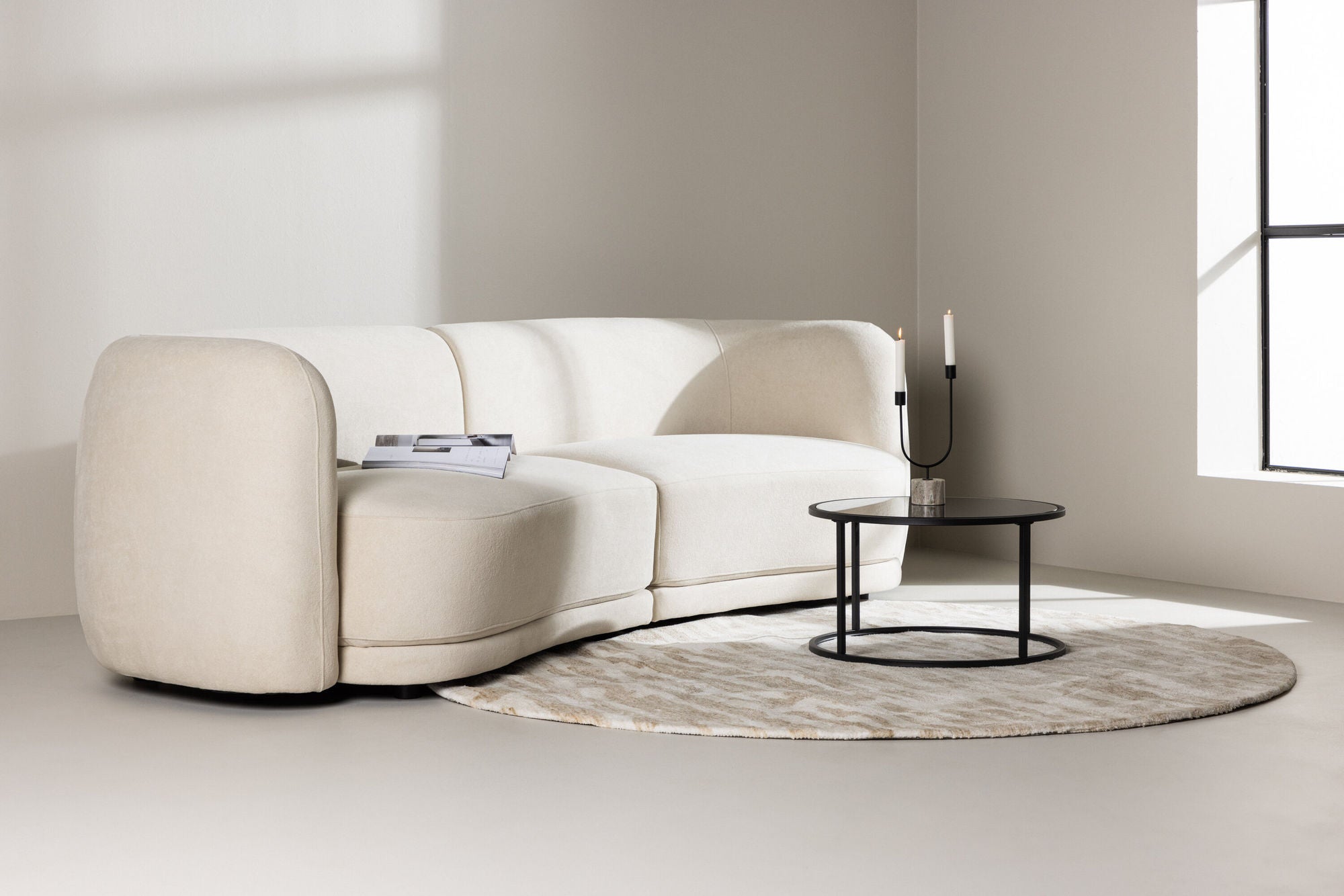 Venture Home Cielo 3-seat Sofa - White  /