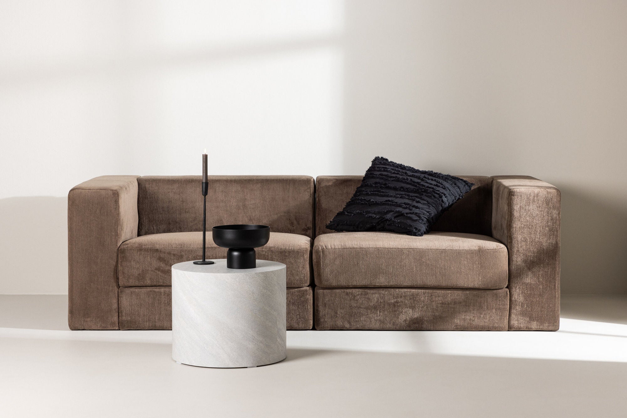 Venture Home Lumi 3-seat Sofa - Brown Linen /