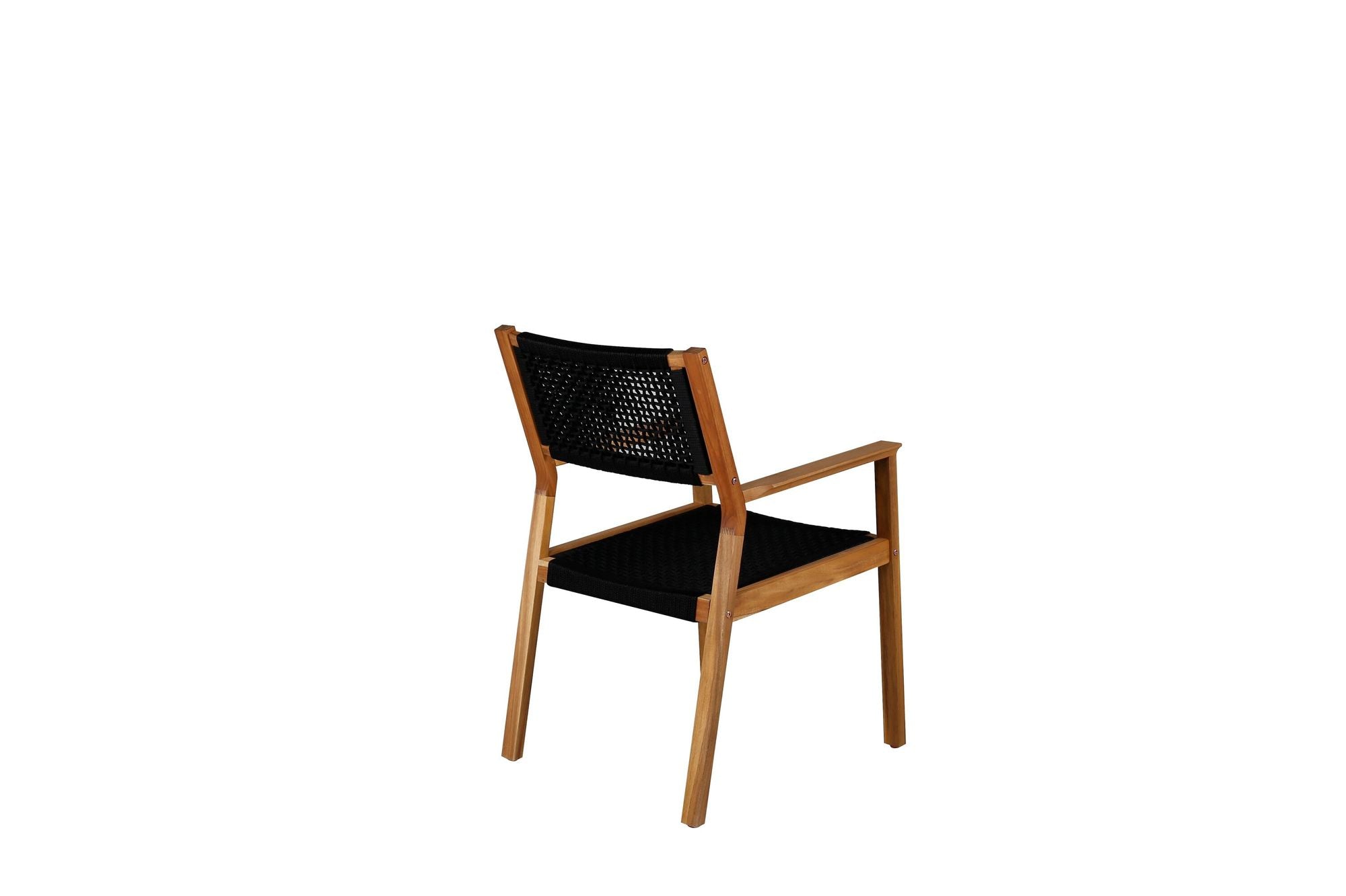 Venture Home Little John Spisebordsstol 2-pack - Black Rope / Acacia