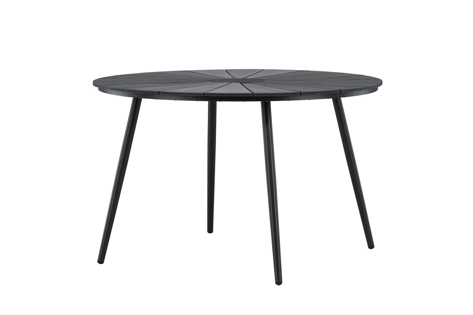 Venture Home San Vito spisebord Ø120 - Black / Black