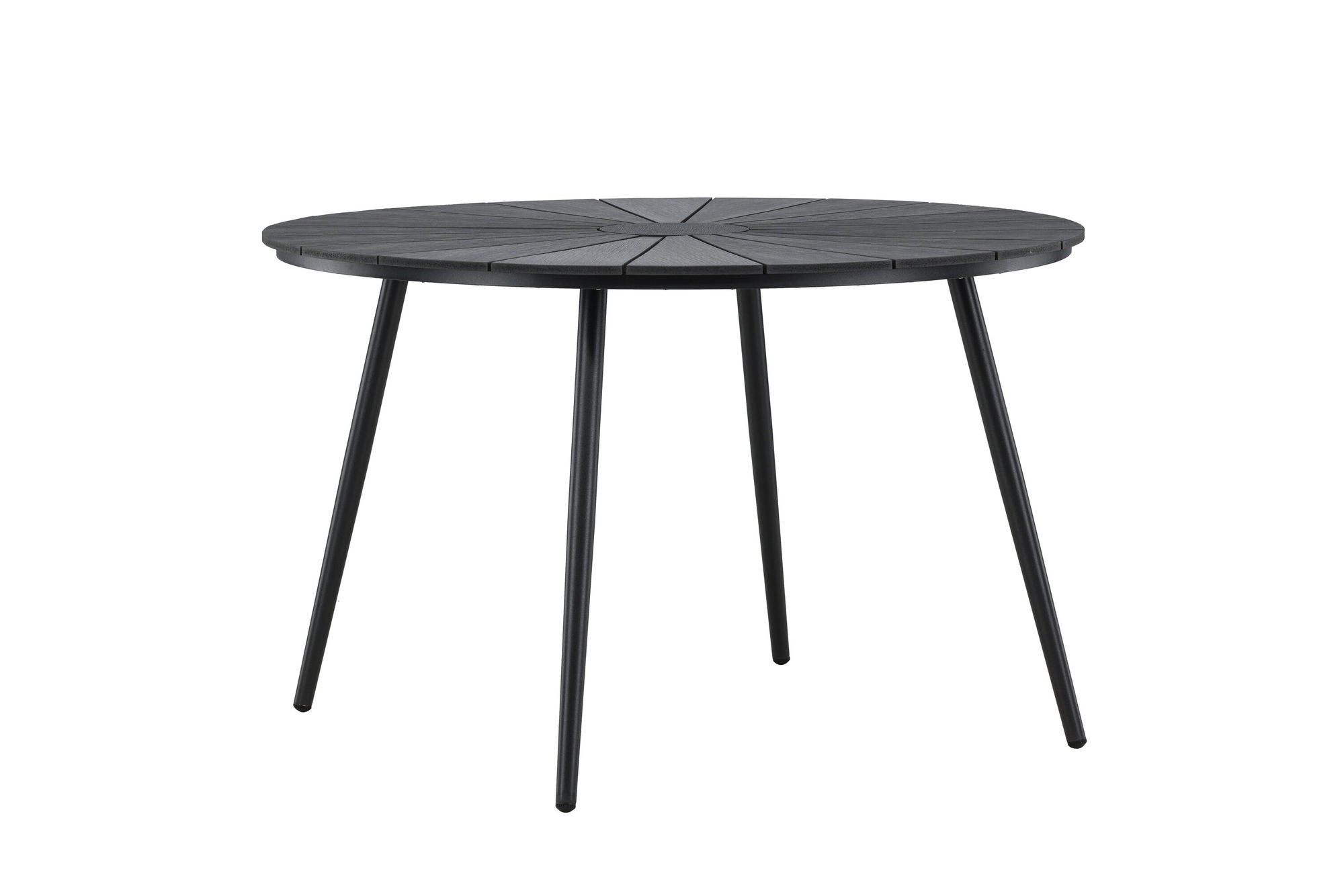 Venture Home San Vito spisebord Ø120 - Black / Black