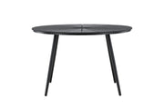 Venture Home San Vito spisebord Ø120 - Black / Black