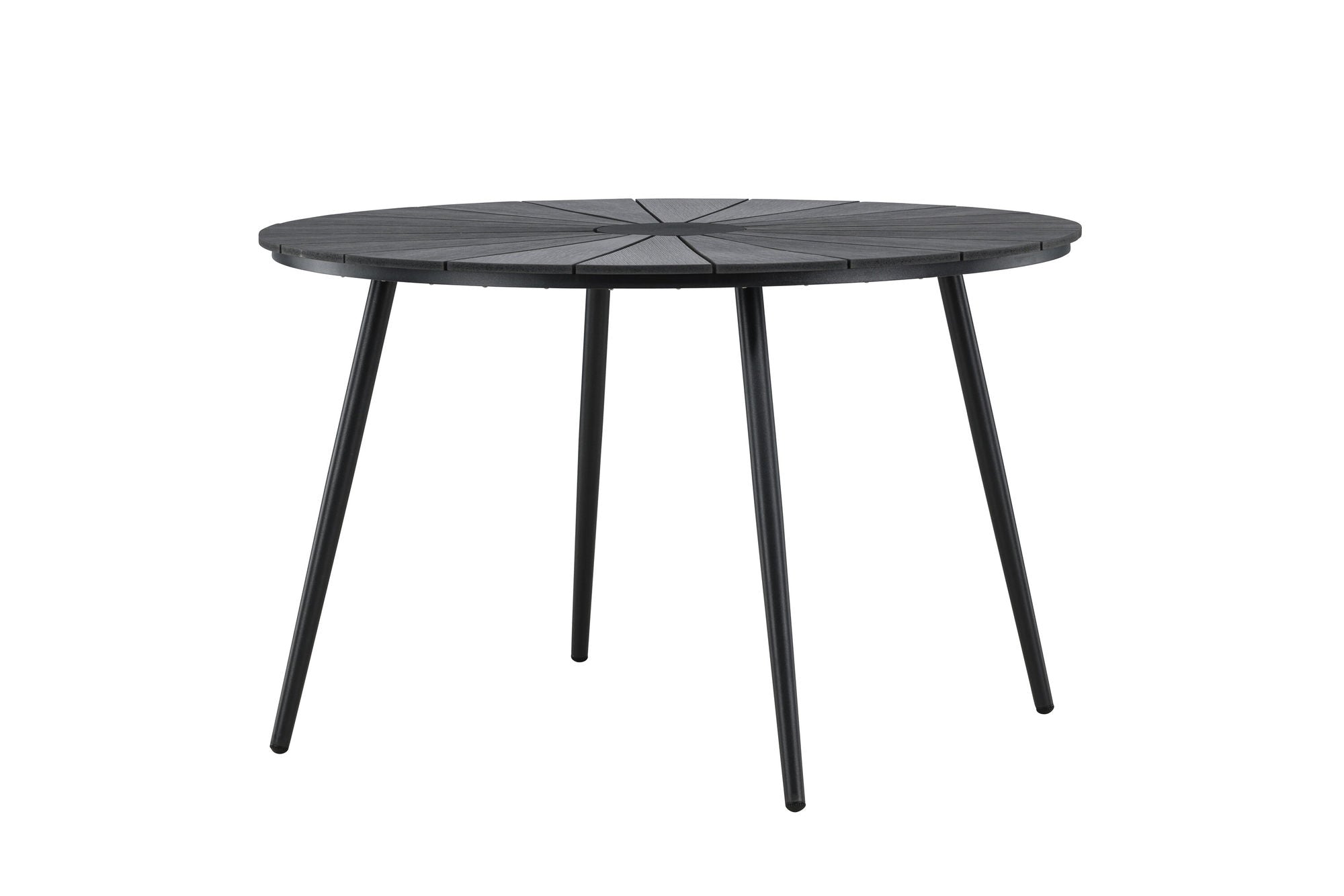 Venture Home San Vito spisebord Ø120 - Black / Black