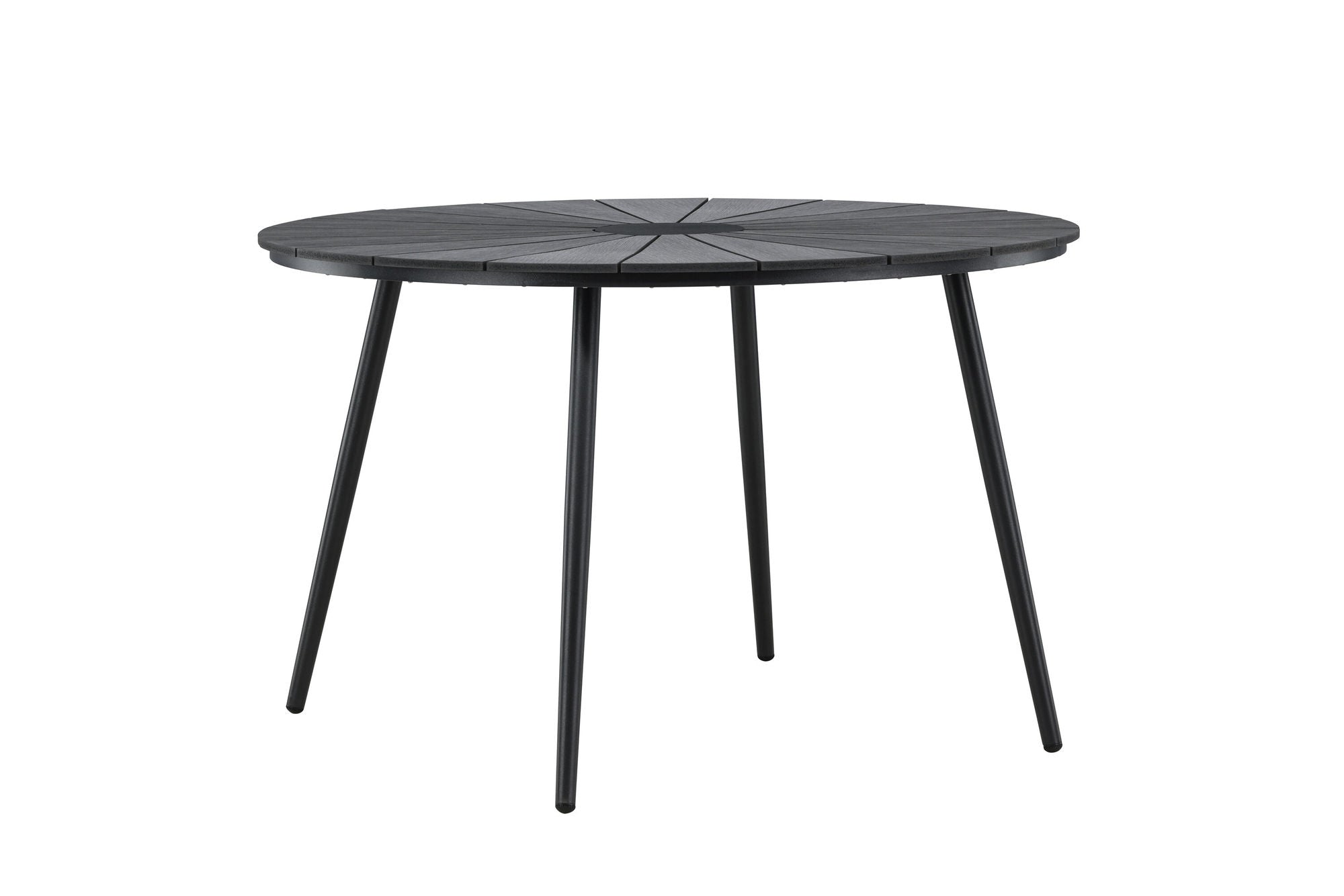 Venture Home San Vito spisebord Ø120 - Black / Black