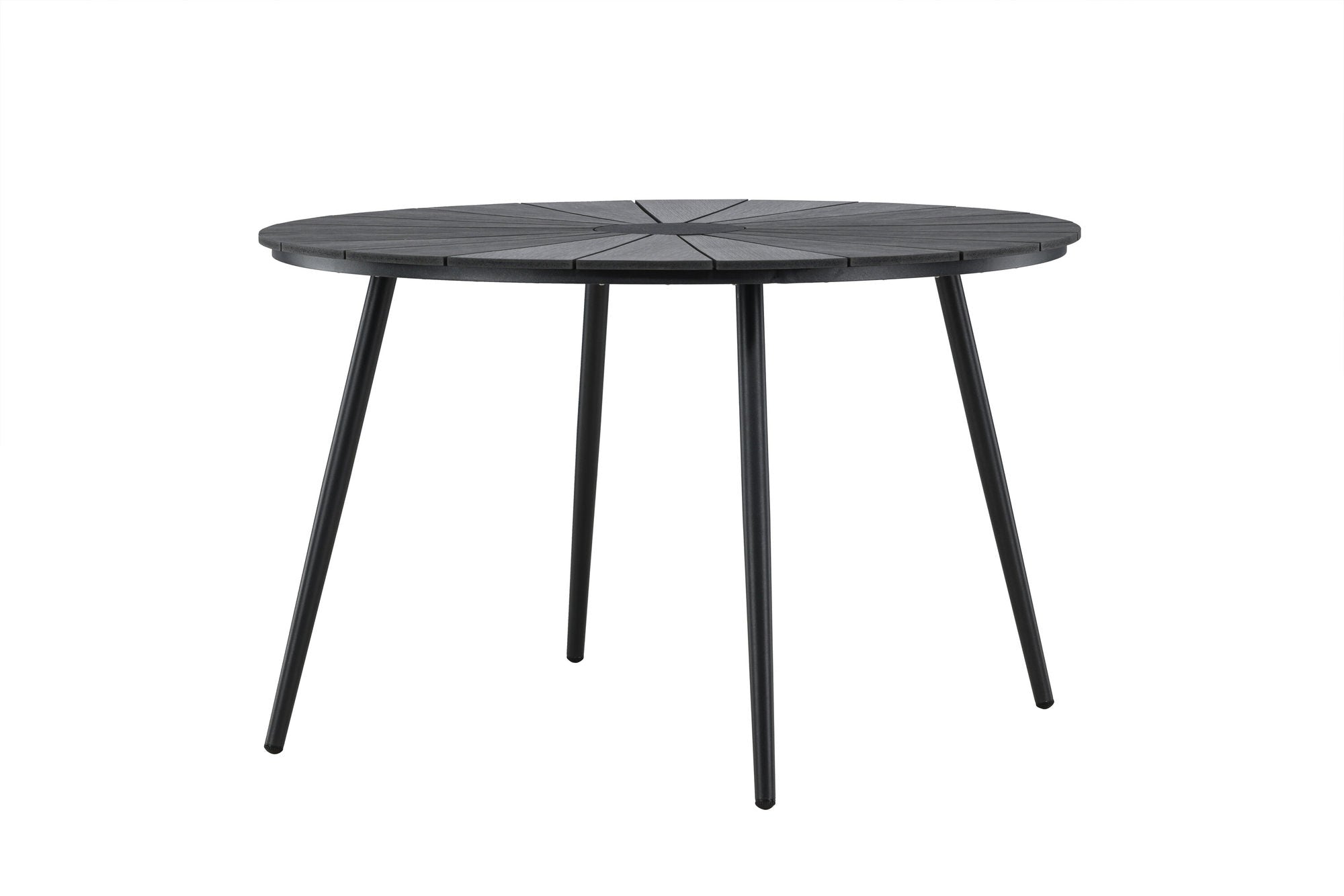Venture Home San Vito spisebord Ø120 - Black / Black
