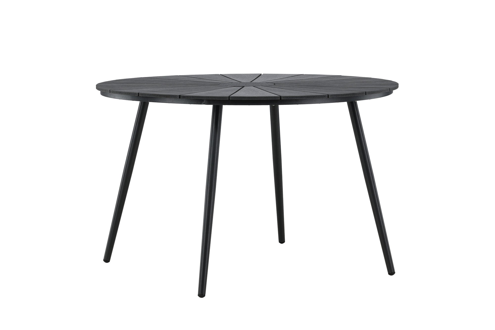 Venture Home San Vito spisebord Ø120 - Black / Black