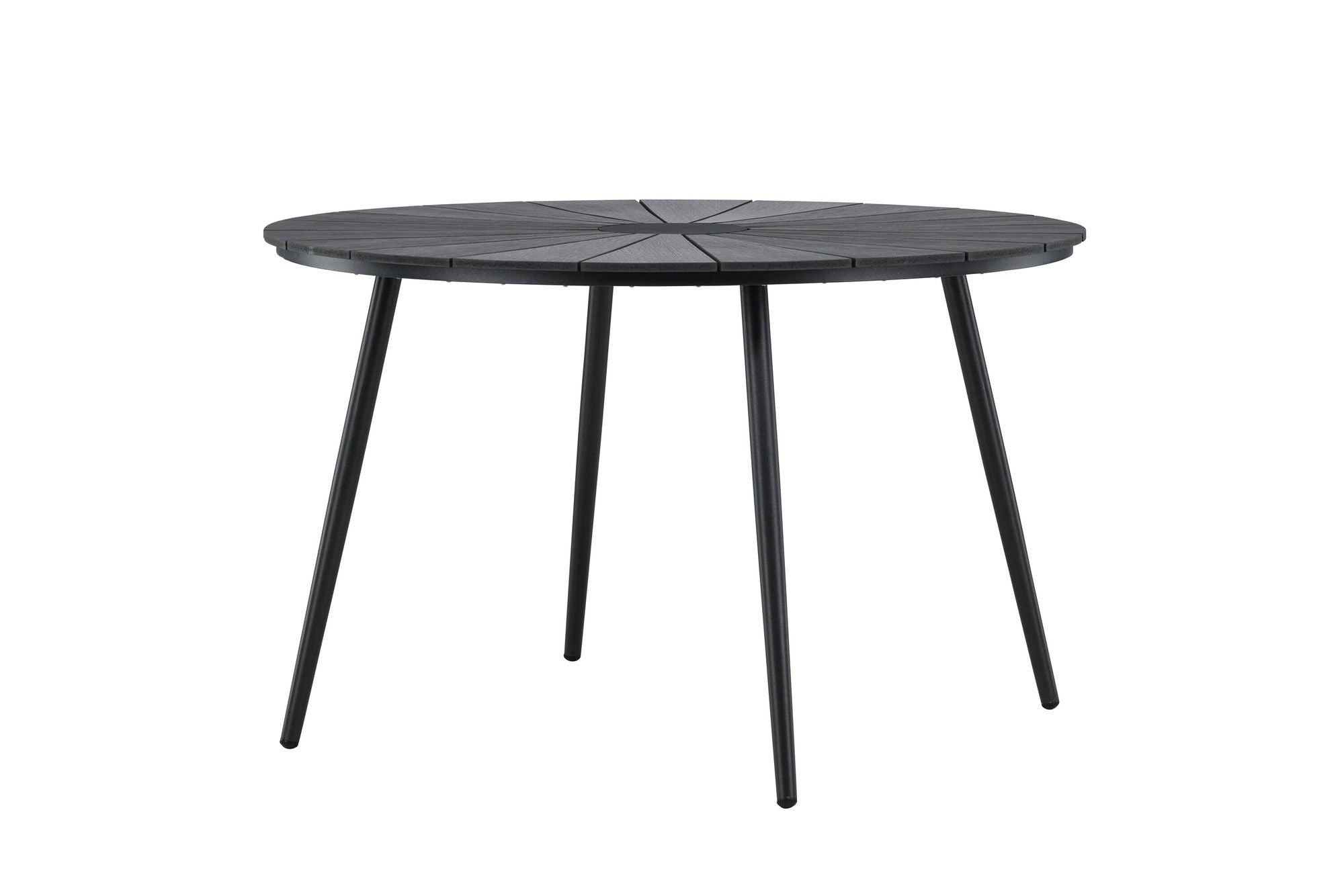Venture Home San Vito spisebord Ø120 - Black / Black