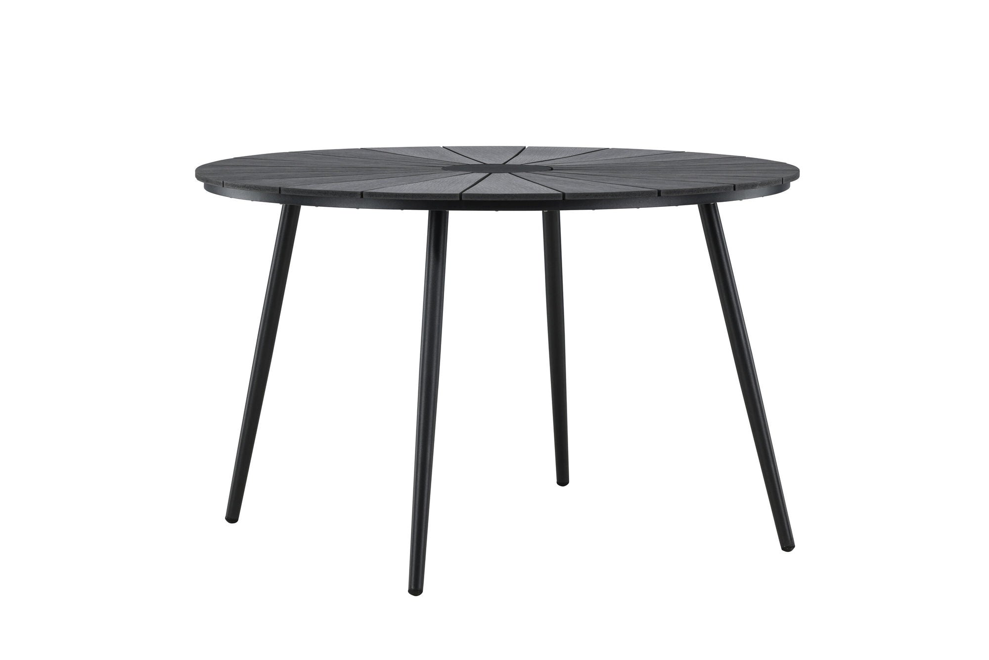 Venture Home San Vito spisebord Ø120 - Black / Black