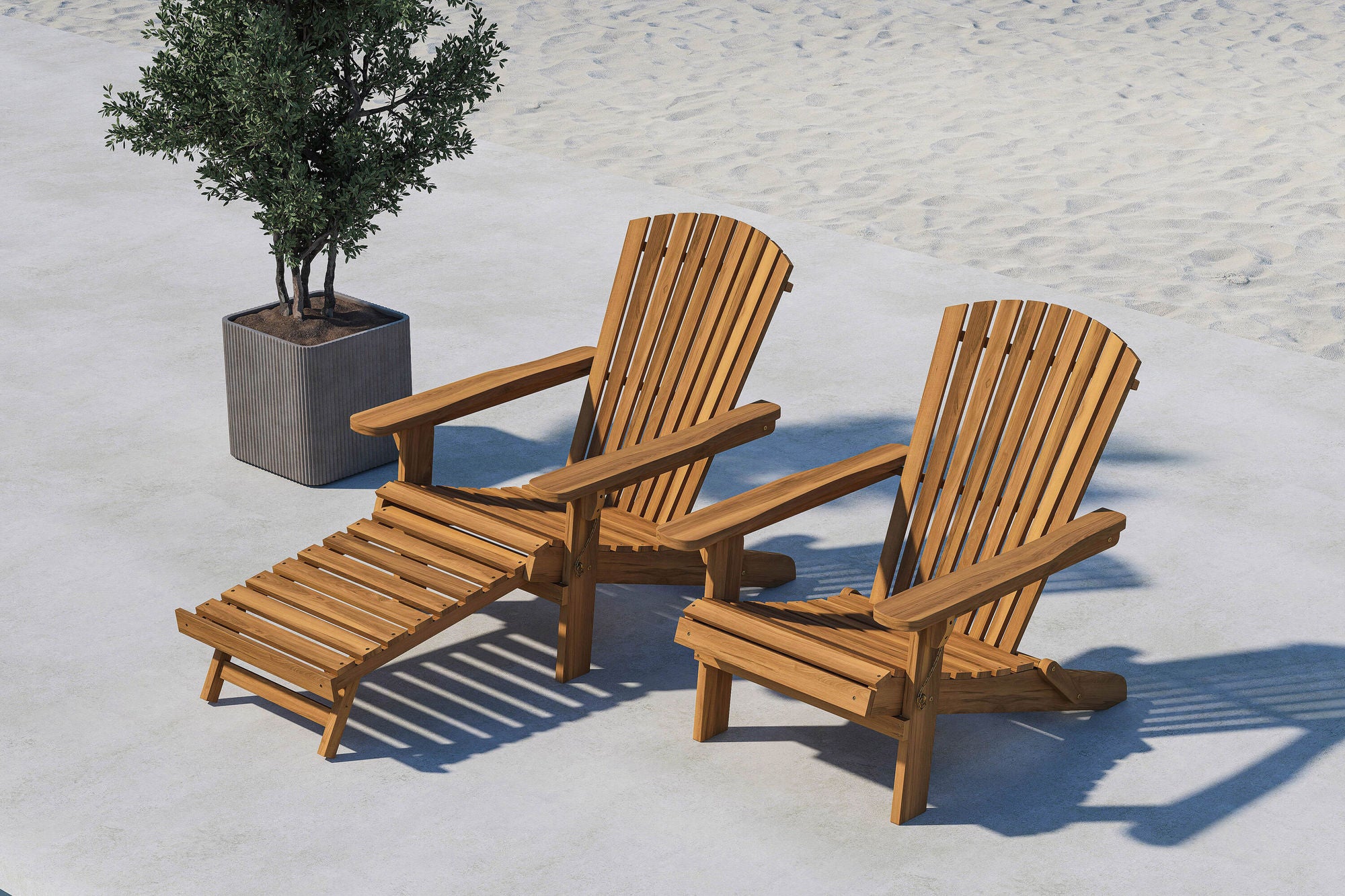 Venture Home Tropea Sun Lounge - Acacia FSC 100% -ersätter 9949-444