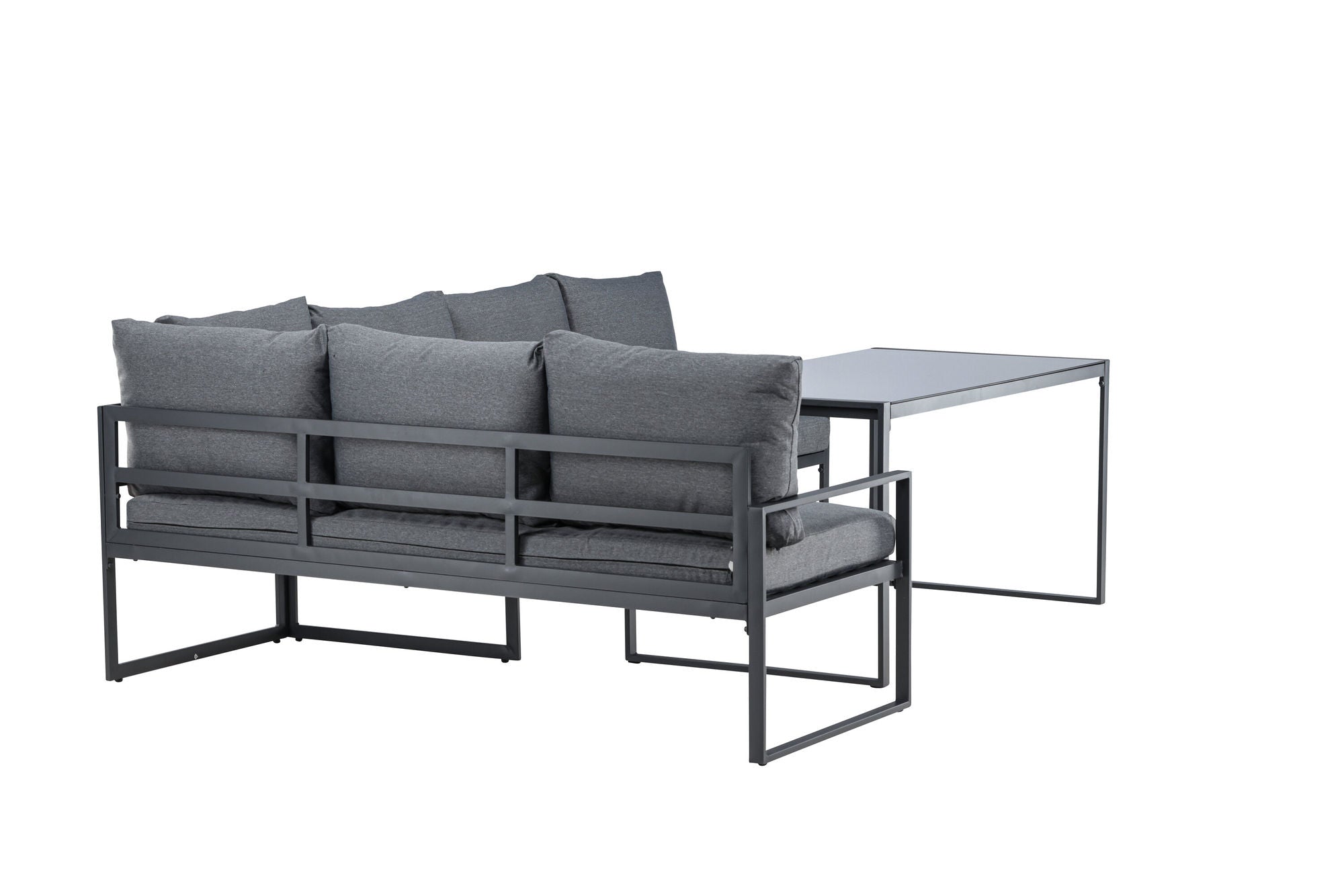 Venture Home Zingaro hjørne Sofa Set - Black / Grey
