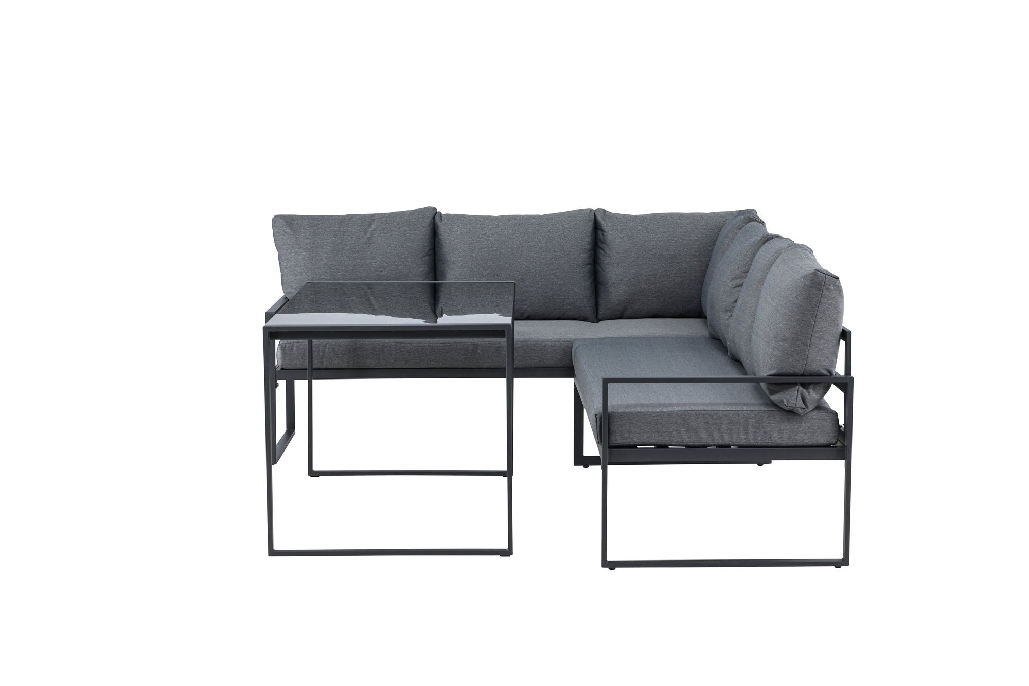 Venture Home Zingaro hjørne Sofa Set - Black / Grey