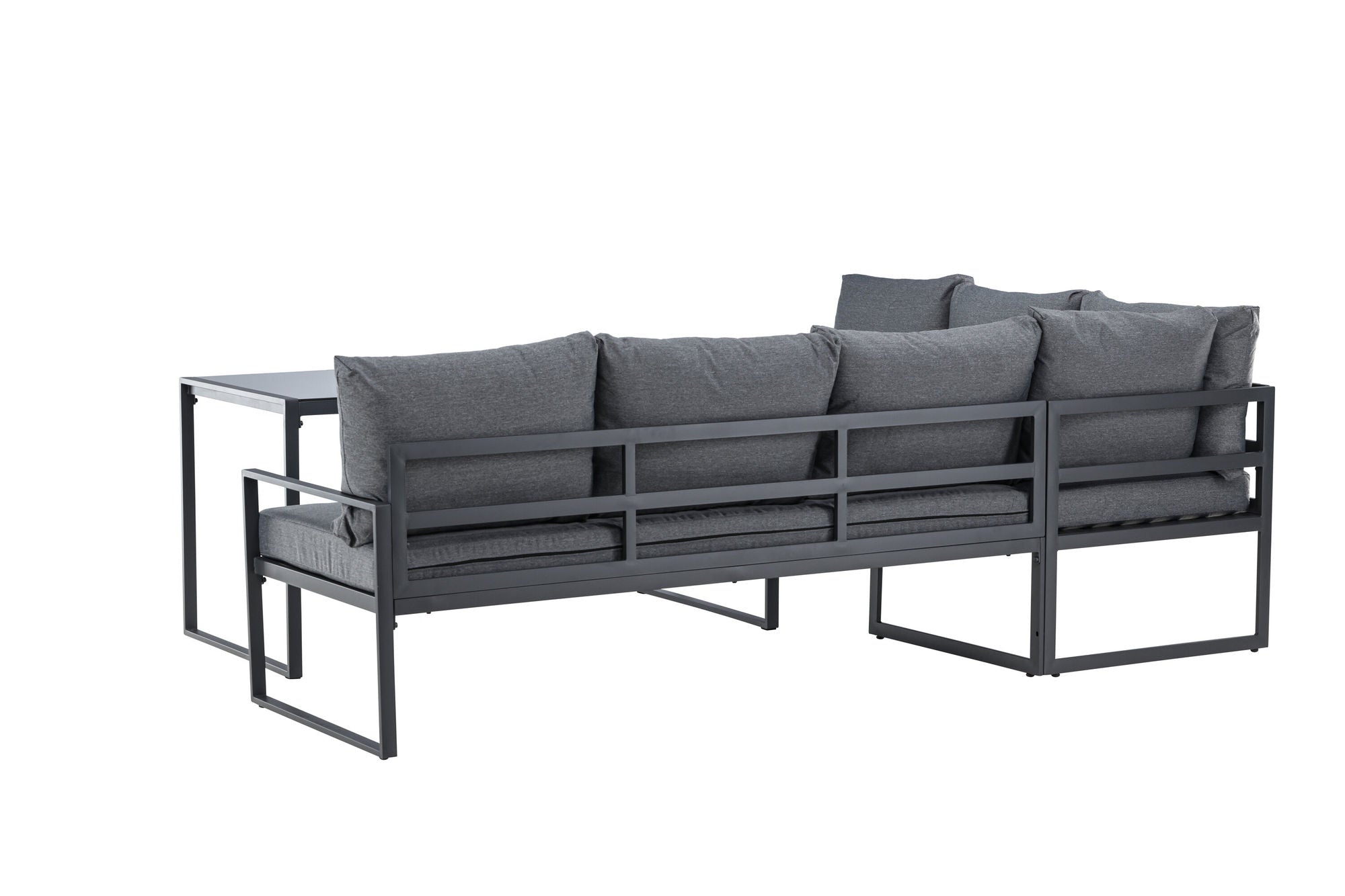 Venture Home Zingaro hjørne Sofa Set - Black / Grey