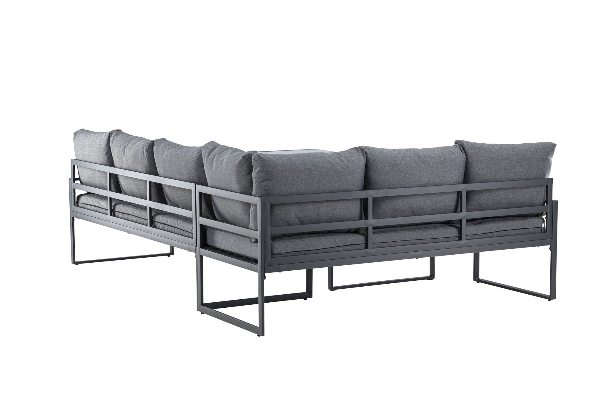 Venture Home Zingaro hjørne Sofa Set - Black / Grey