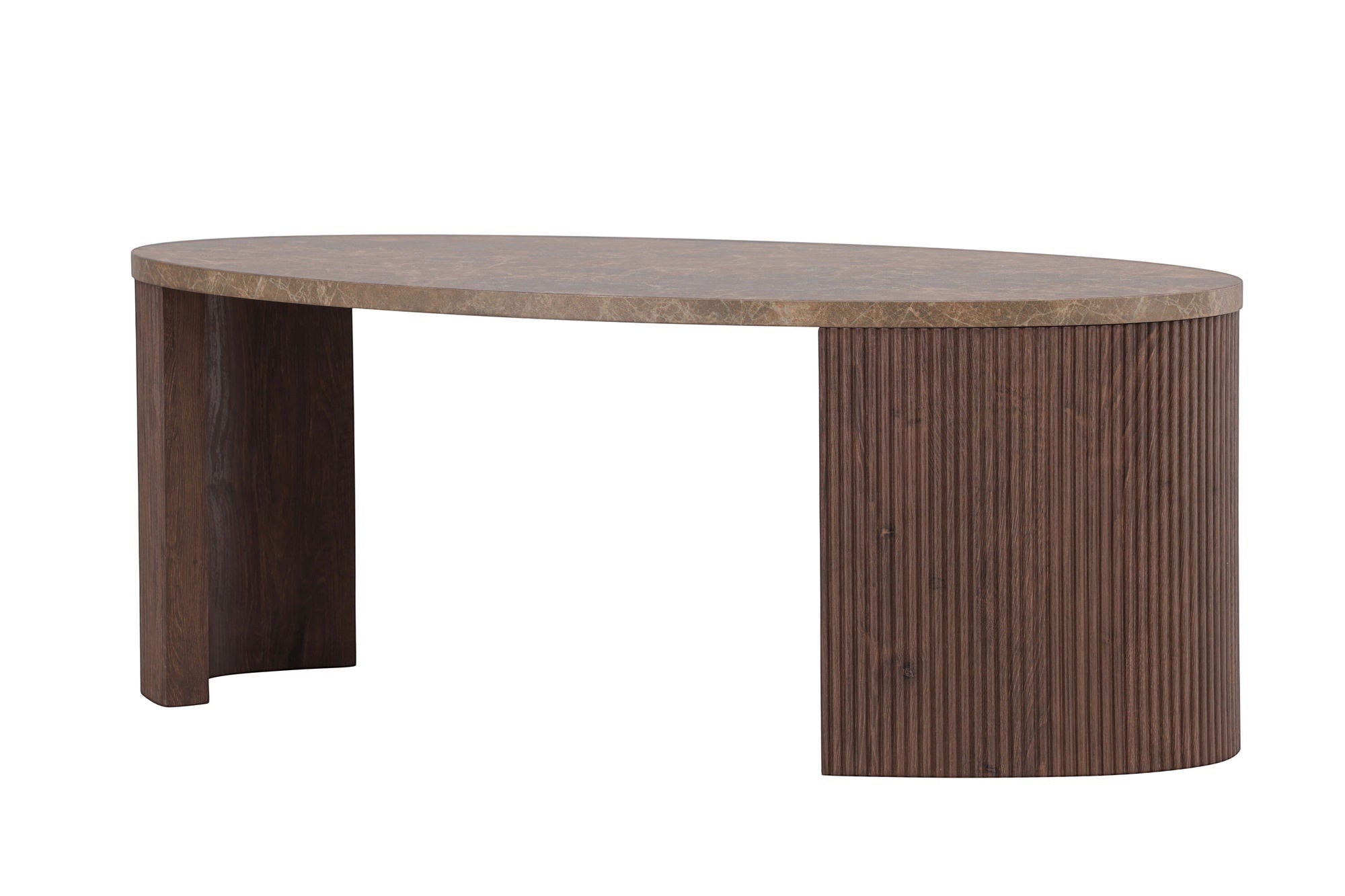 Venture Home Bristol Sofa bord 120x60x45 cm - Mocca/Stonelook