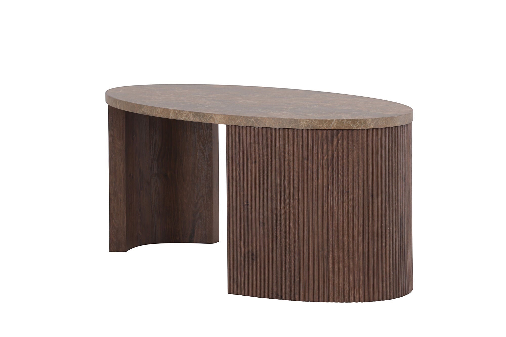 Venture Home Bristol Sofa bord 120x60x45 cm - Mocca/Stonelook