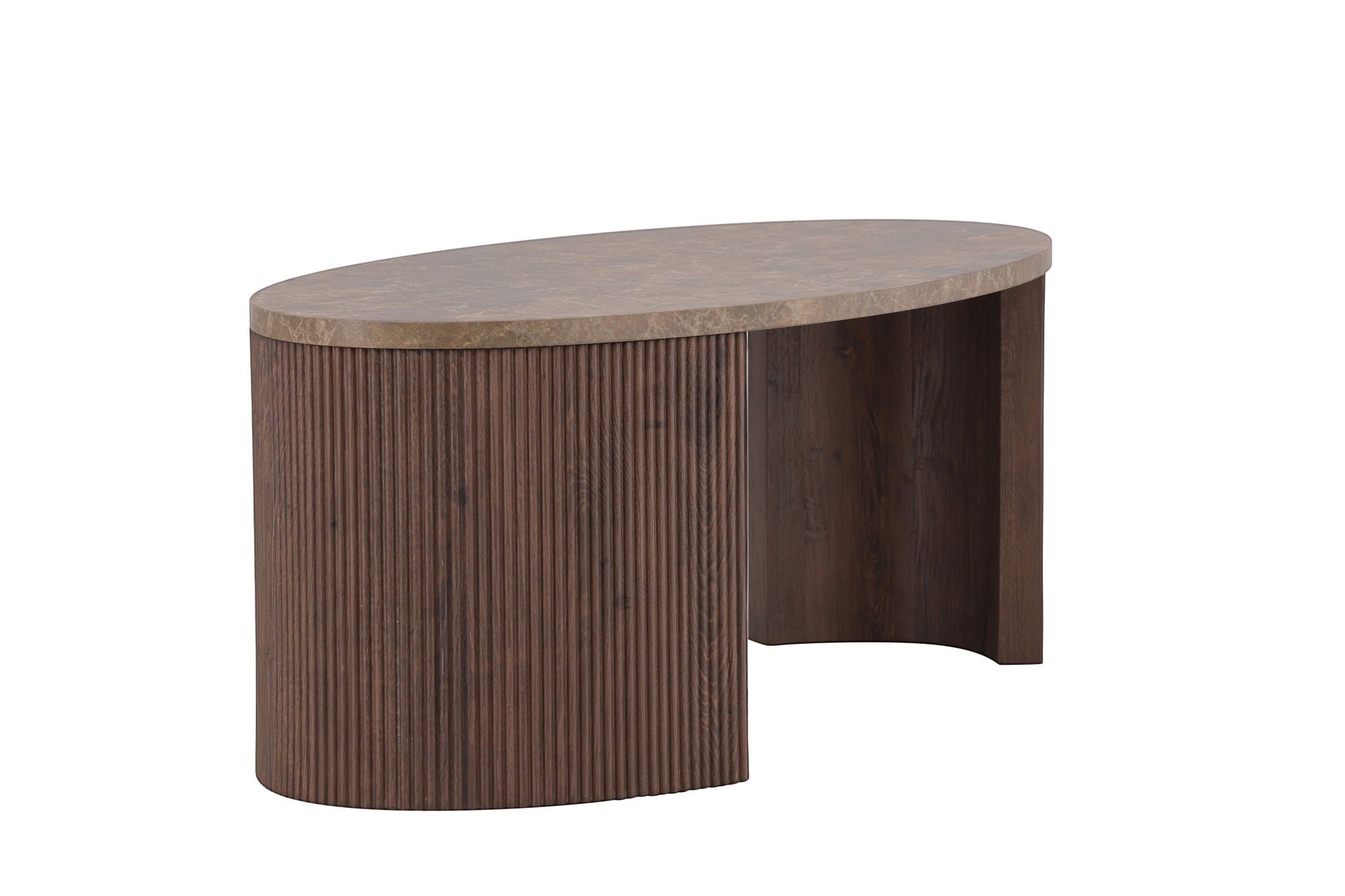 Venture Home Bristol Sofa bord 120x60x45 cm - Mocca/Stonelook