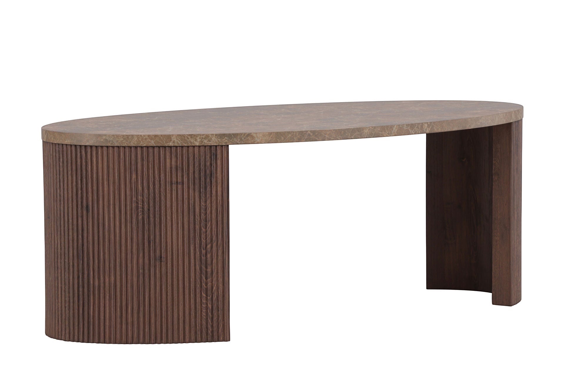 Venture Home Bristol Sofa bord 120x60x45 cm - Mocca/Stonelook