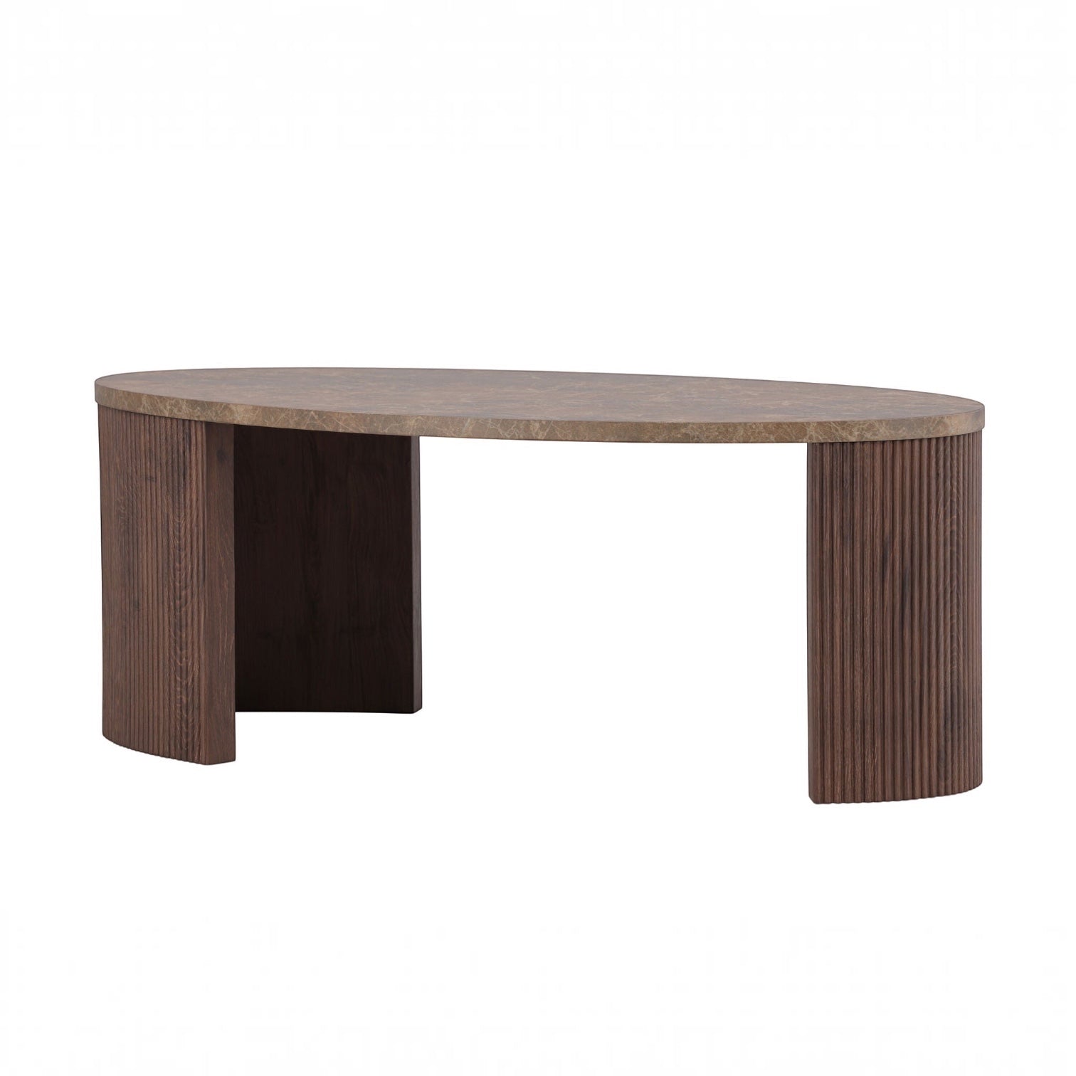 Venture Home Bristol Sofa bord 120x60x45 cm - Mocca/Stonelook
