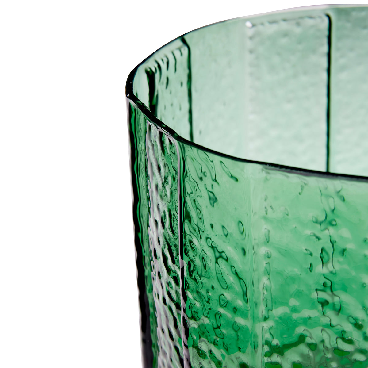 Smaragdgrøn vase