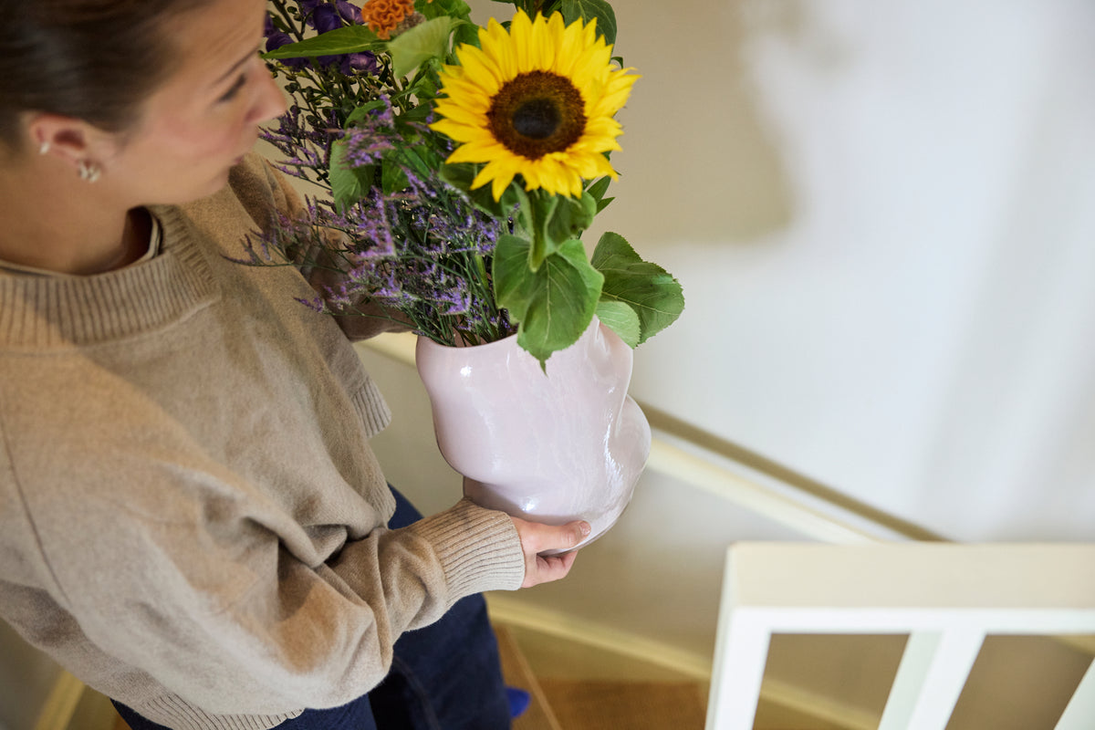 Lote Vase Lyserød