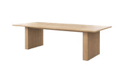 Vind Humle Extending spisebord 300-200+50+50100x75 cm - Nature Rubberwood
