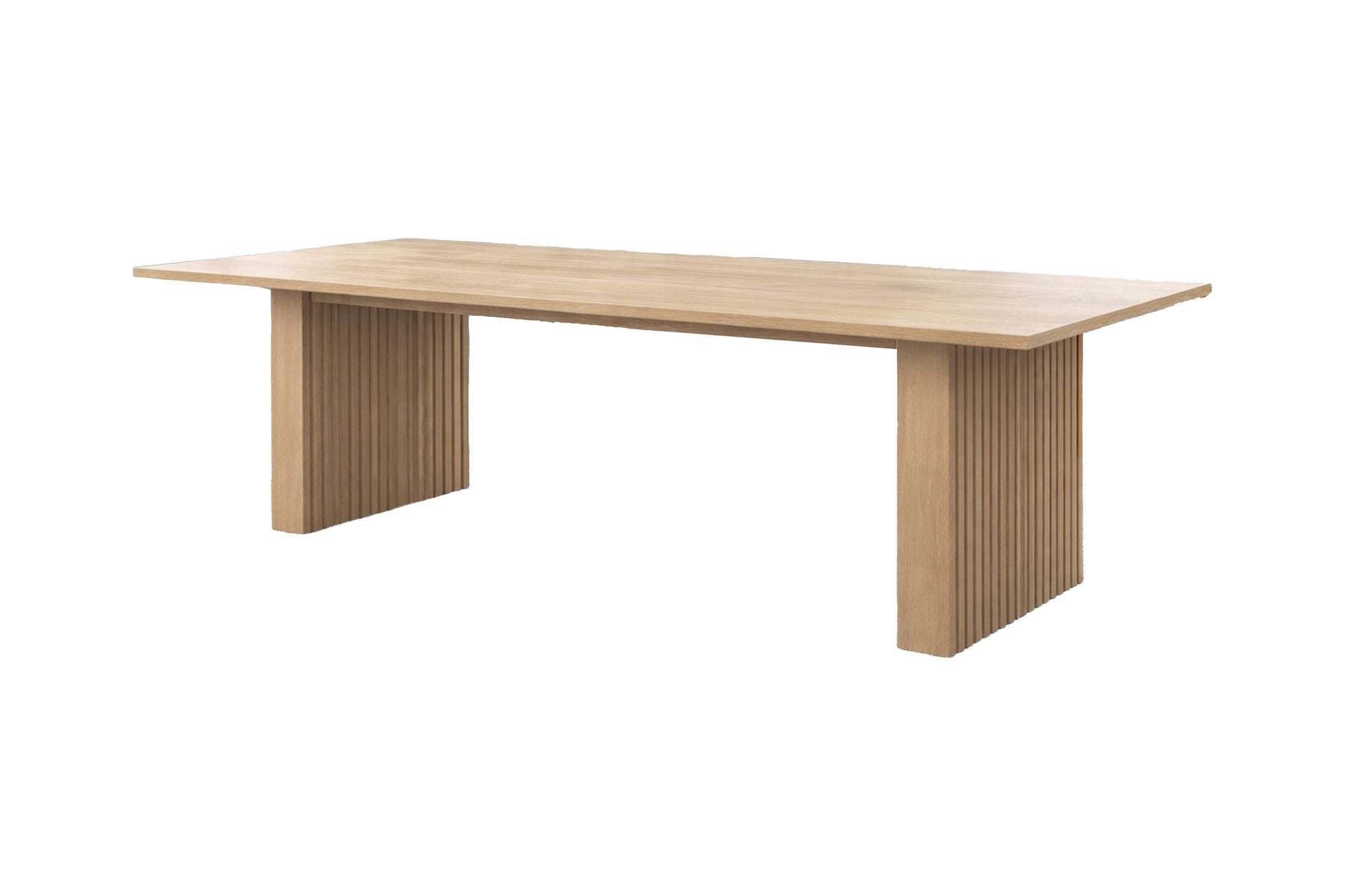Vind Humle Extending spisebord 300-200+50+50100x75 cm - Nature Rubberwood