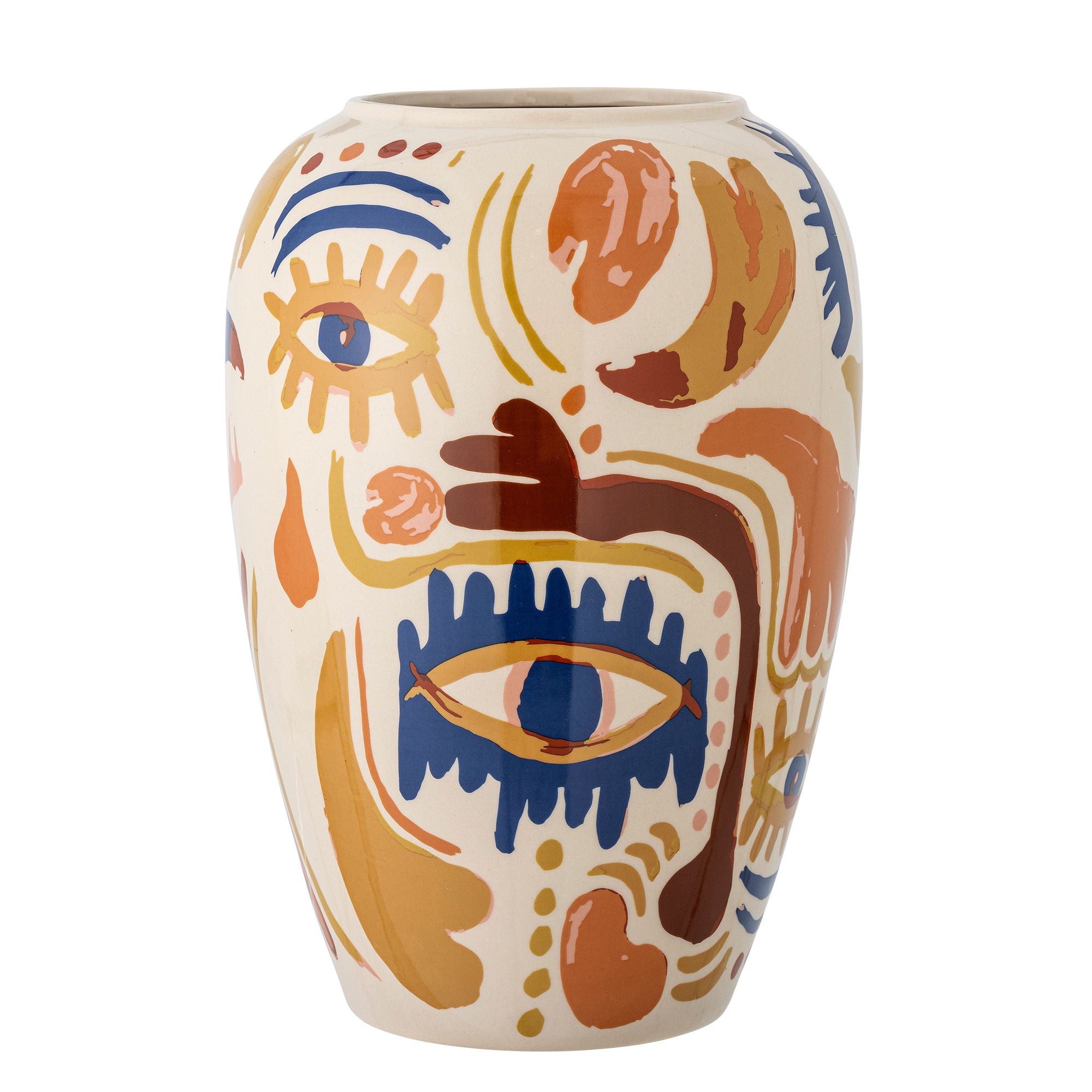Bloomingville Horus Vase, Multifarvet, Stentøj