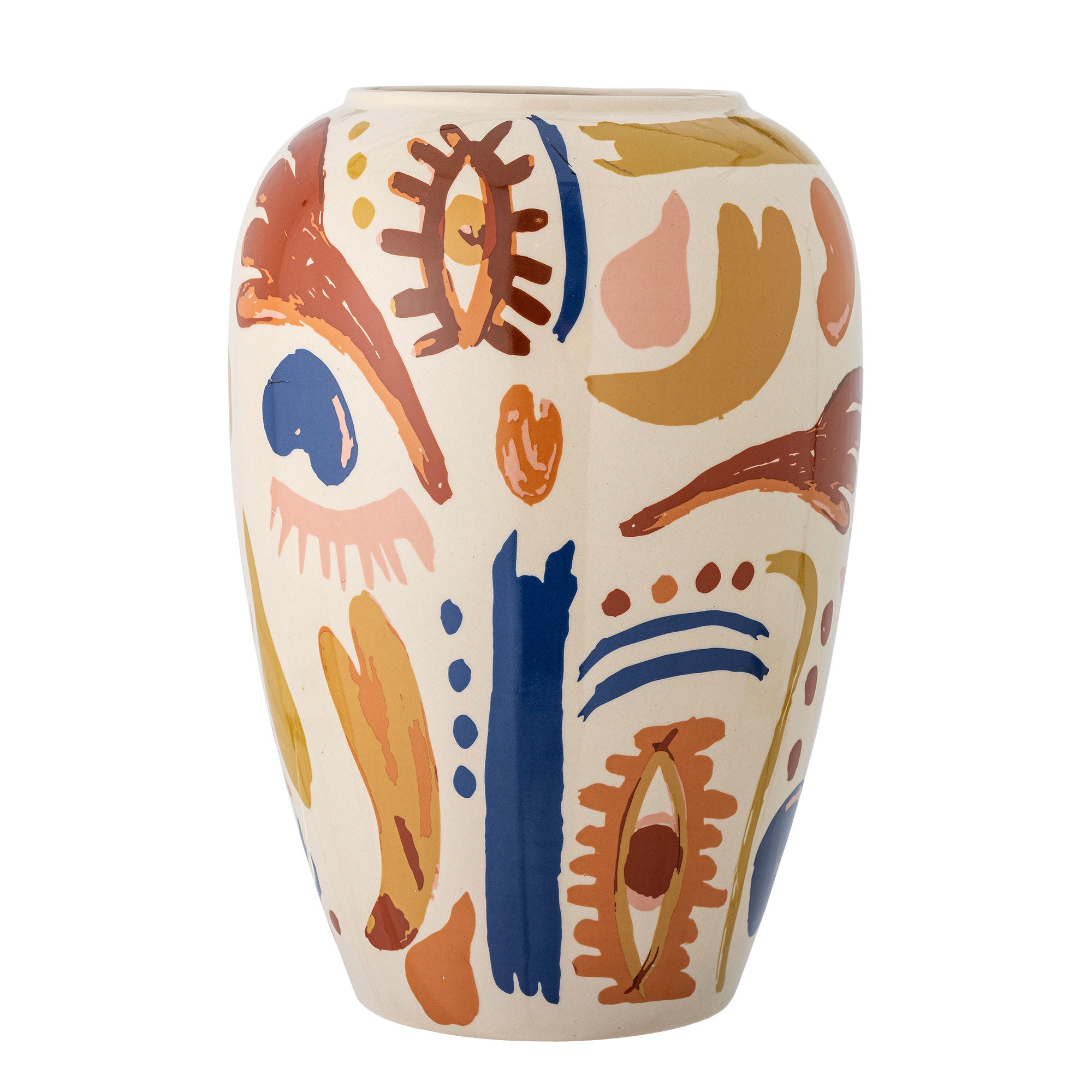Bloomingville Horus Vase, Multifarvet, Stentøj