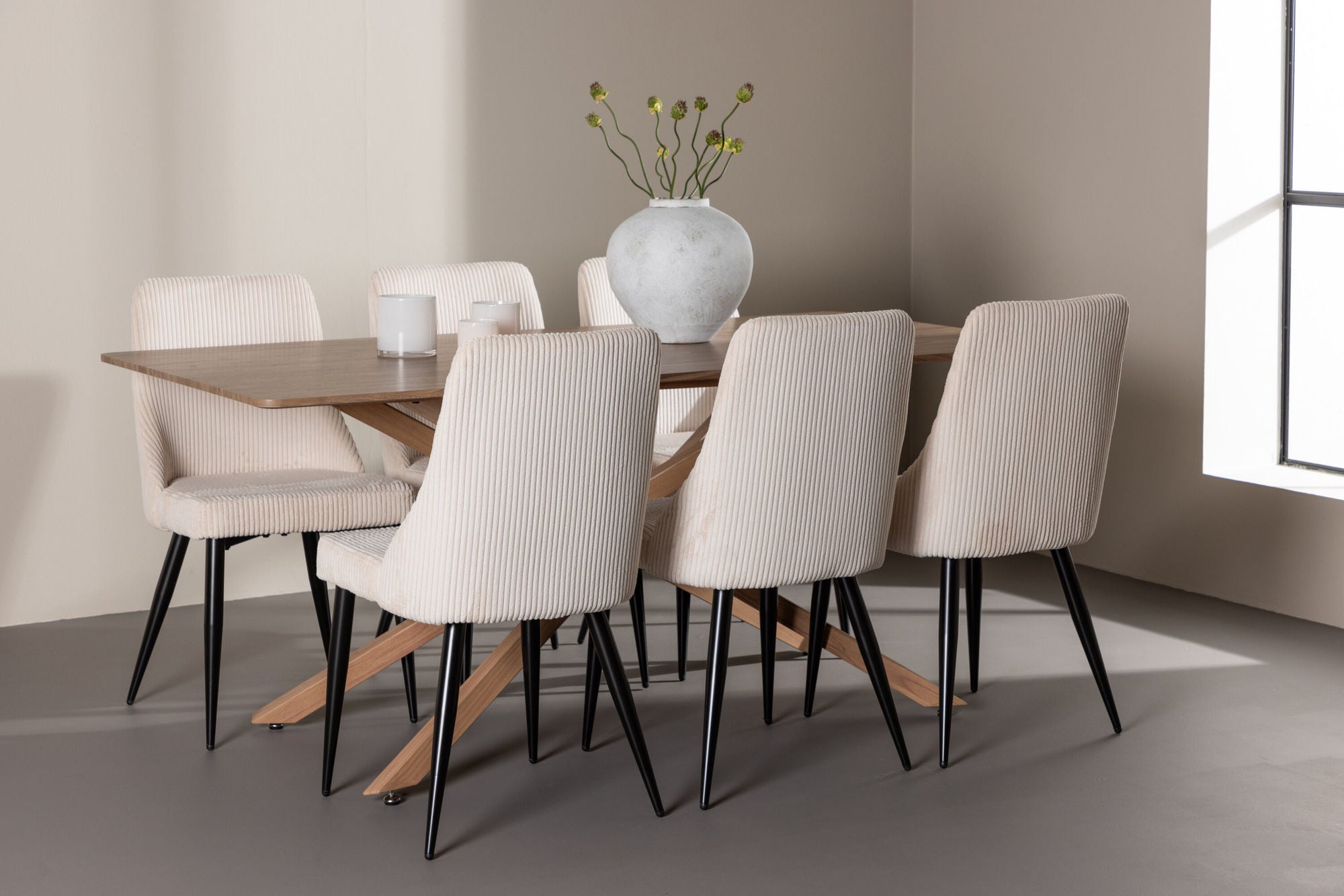 Venture Home Piazza spisebord with Leone Spisebordsstol