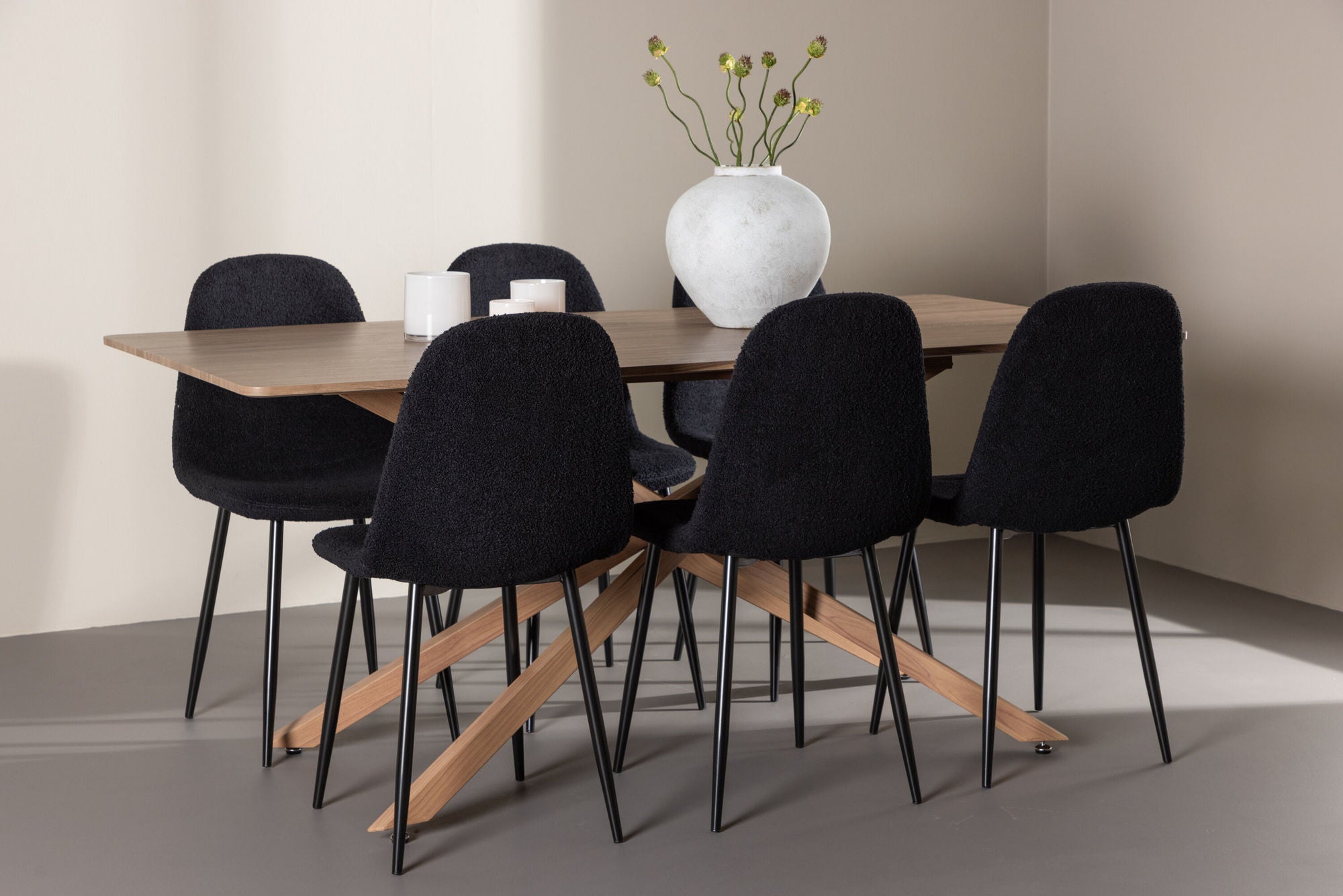 Venture Home Piazza spisebord with Polar Spisebordsstol