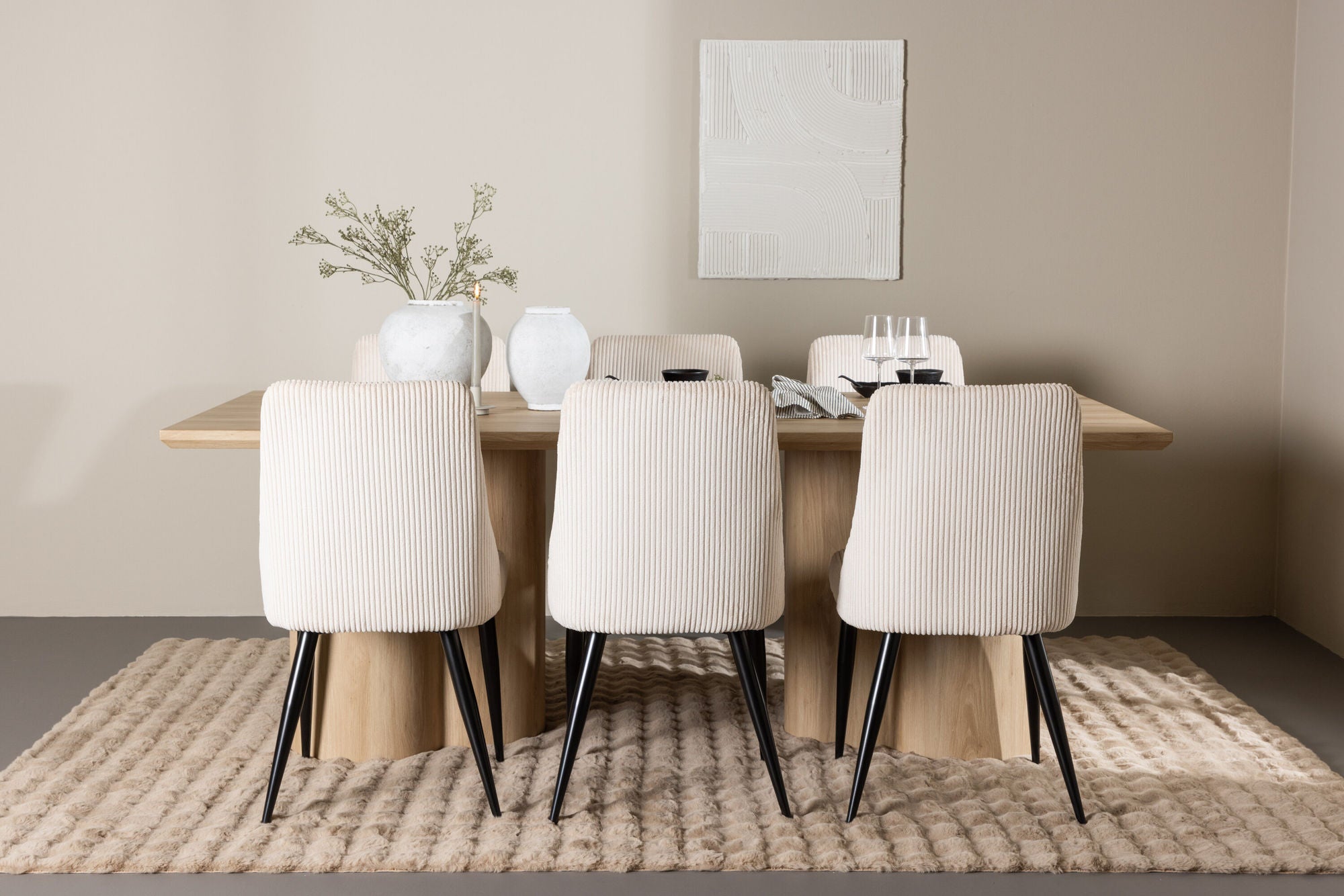 Venture Home Olivia spisebord with Leone Spisebordsstol